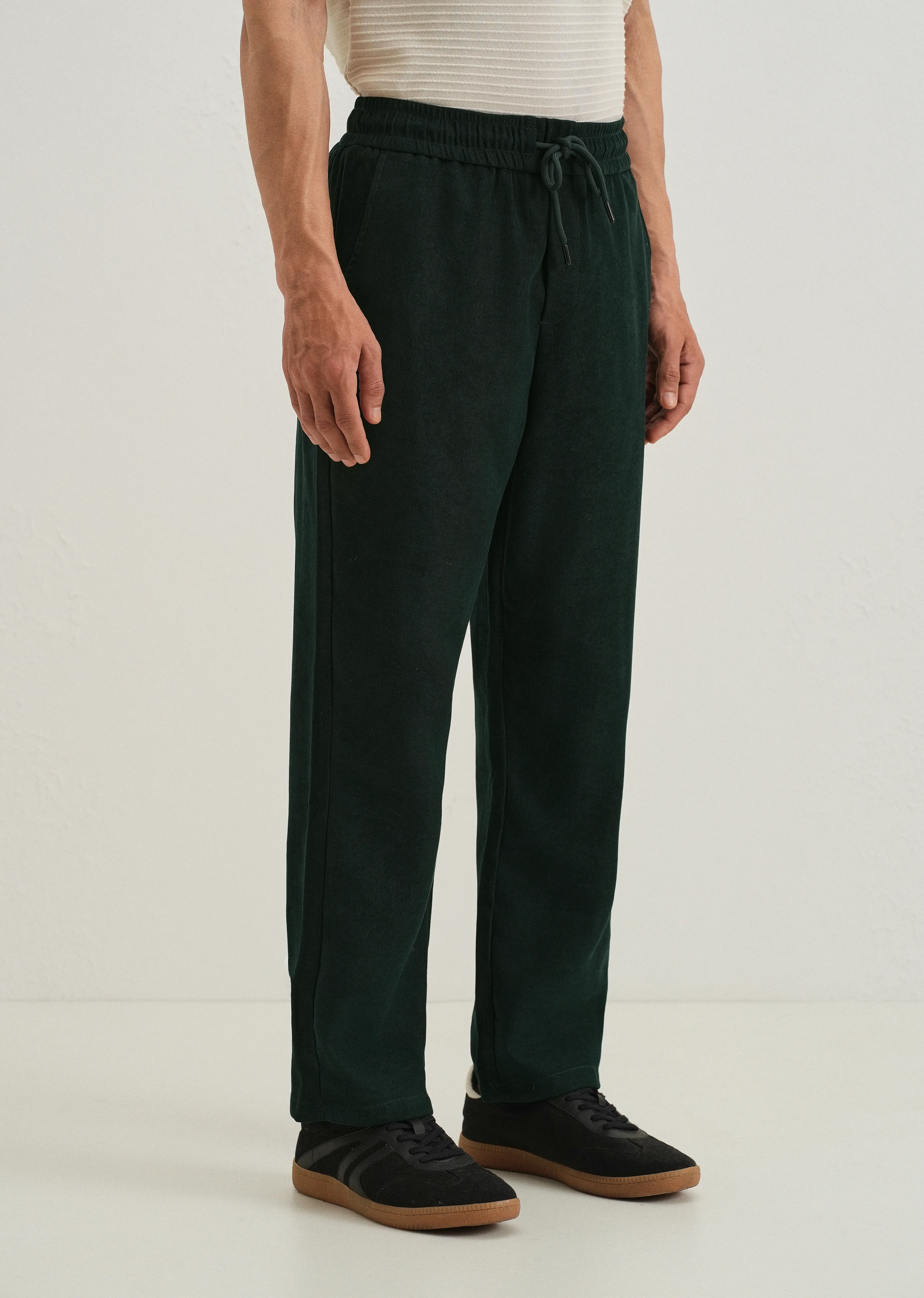 Scarab Green Thin-Corduroy Trousers - Image 4
