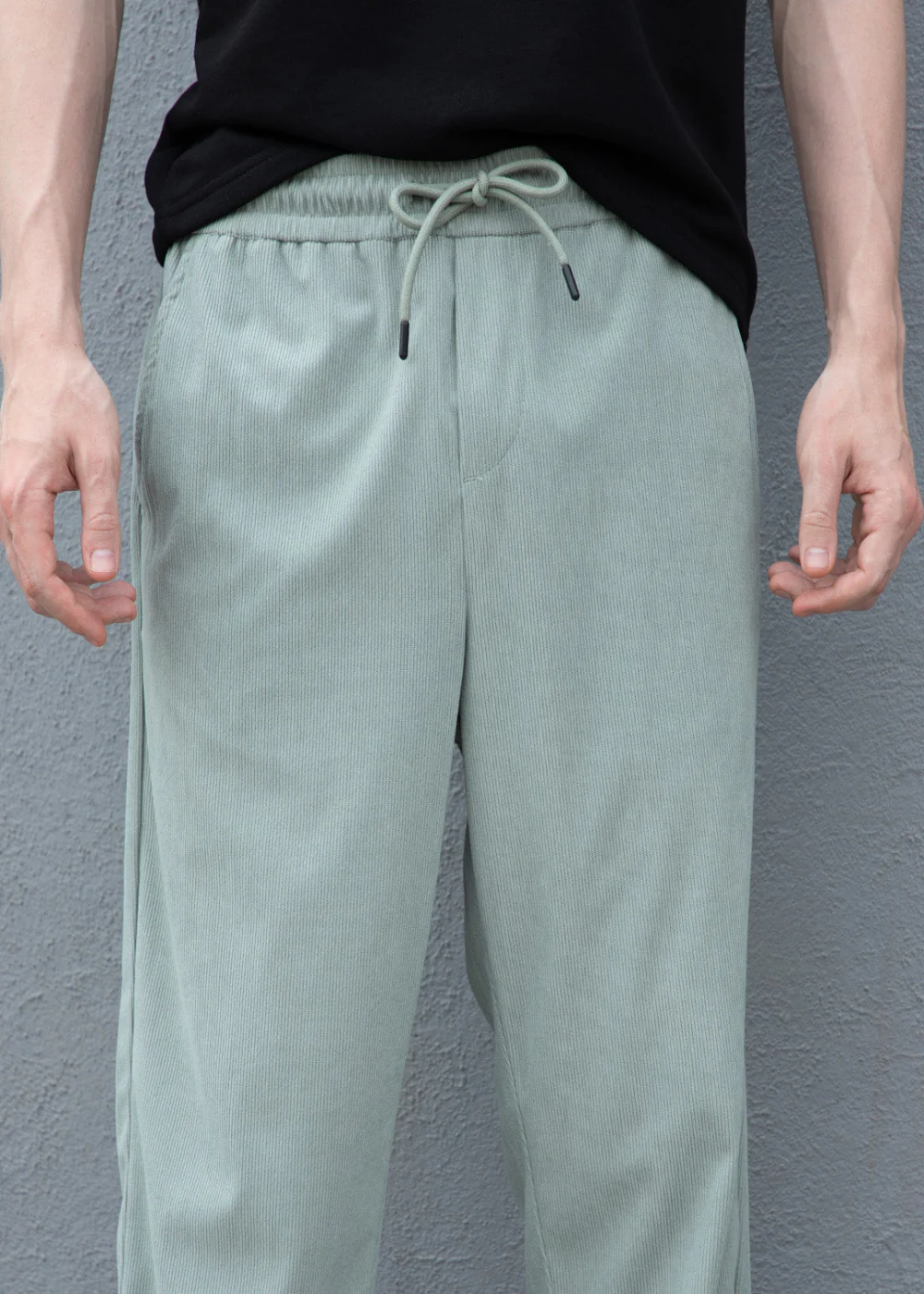 Seafoam Green Corduroy Pant - Image 2