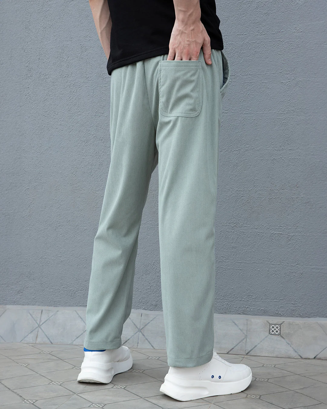 Seafoam Green Corduroy Pant - Image 6