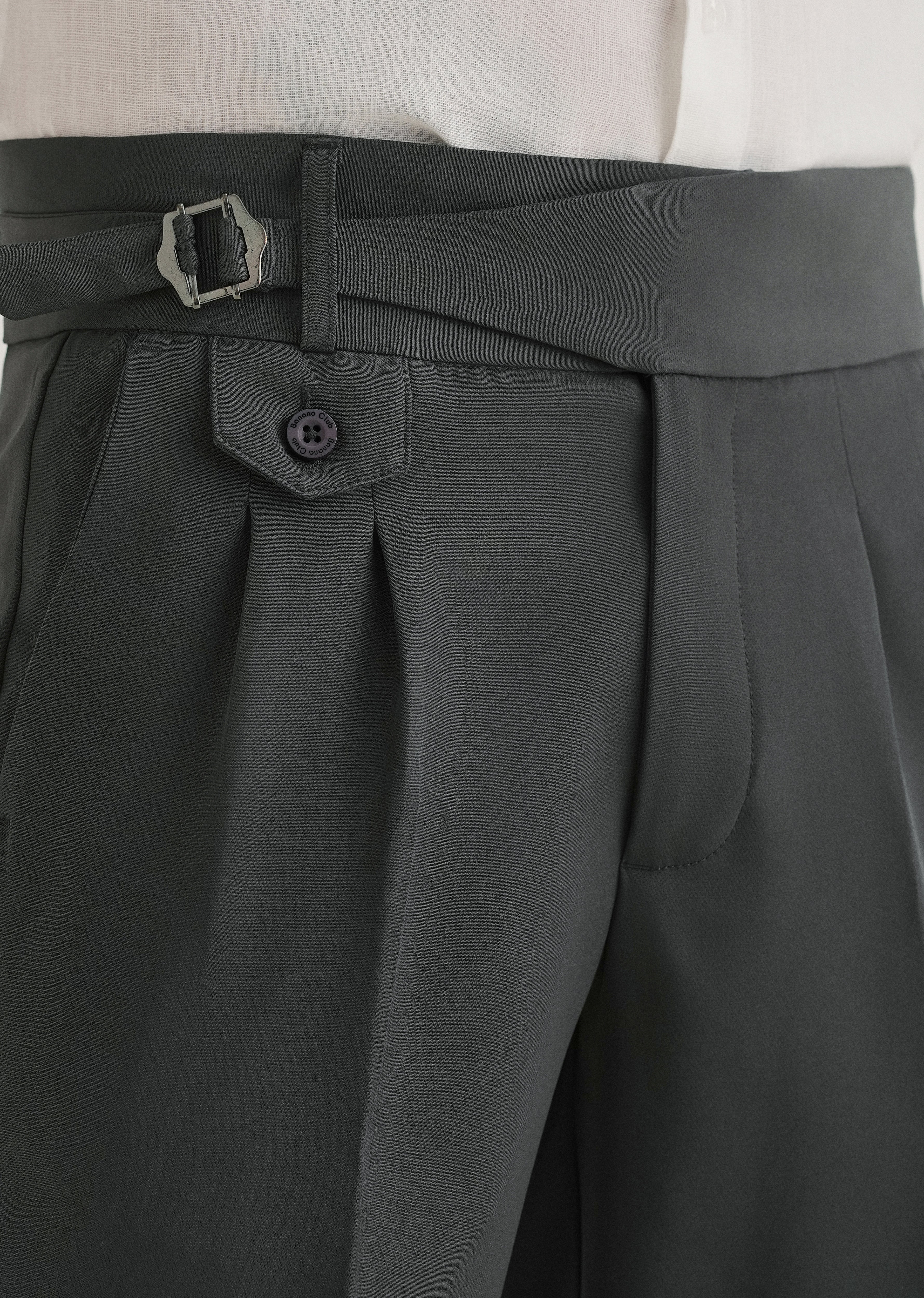 Shadow Grey Gurkha Pant - Image 2