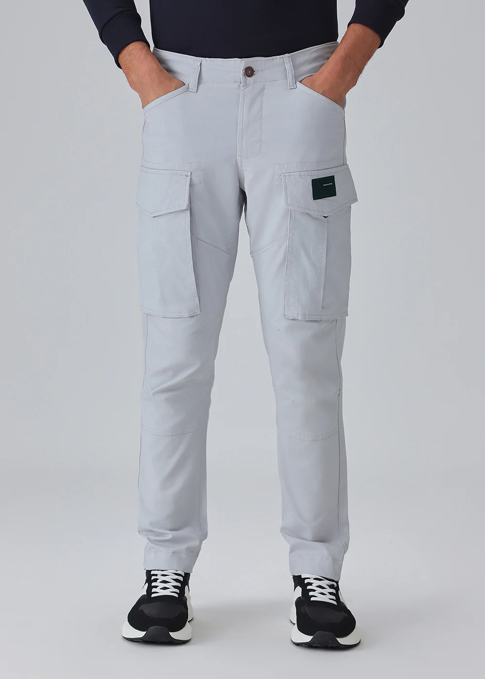 Silver Gray Cargo Pant - Image 3
