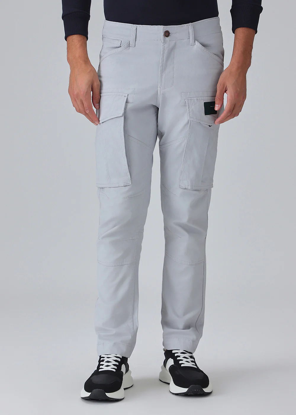Silver Gray Cargo Pant - Image 7