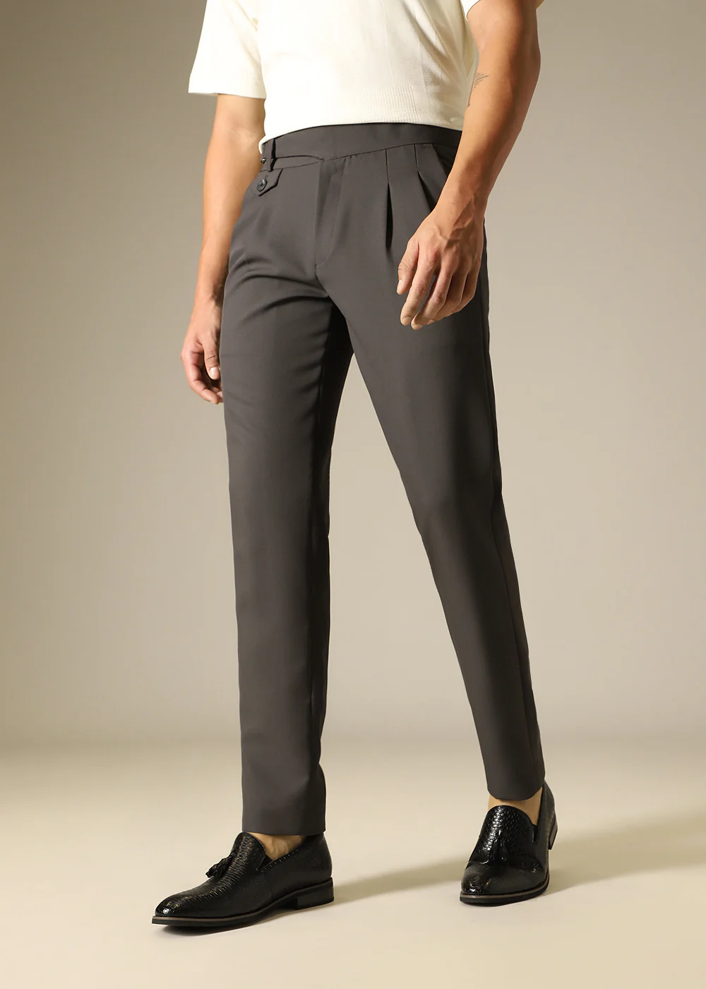 Slate Grey Gurkha Pant - Image 7