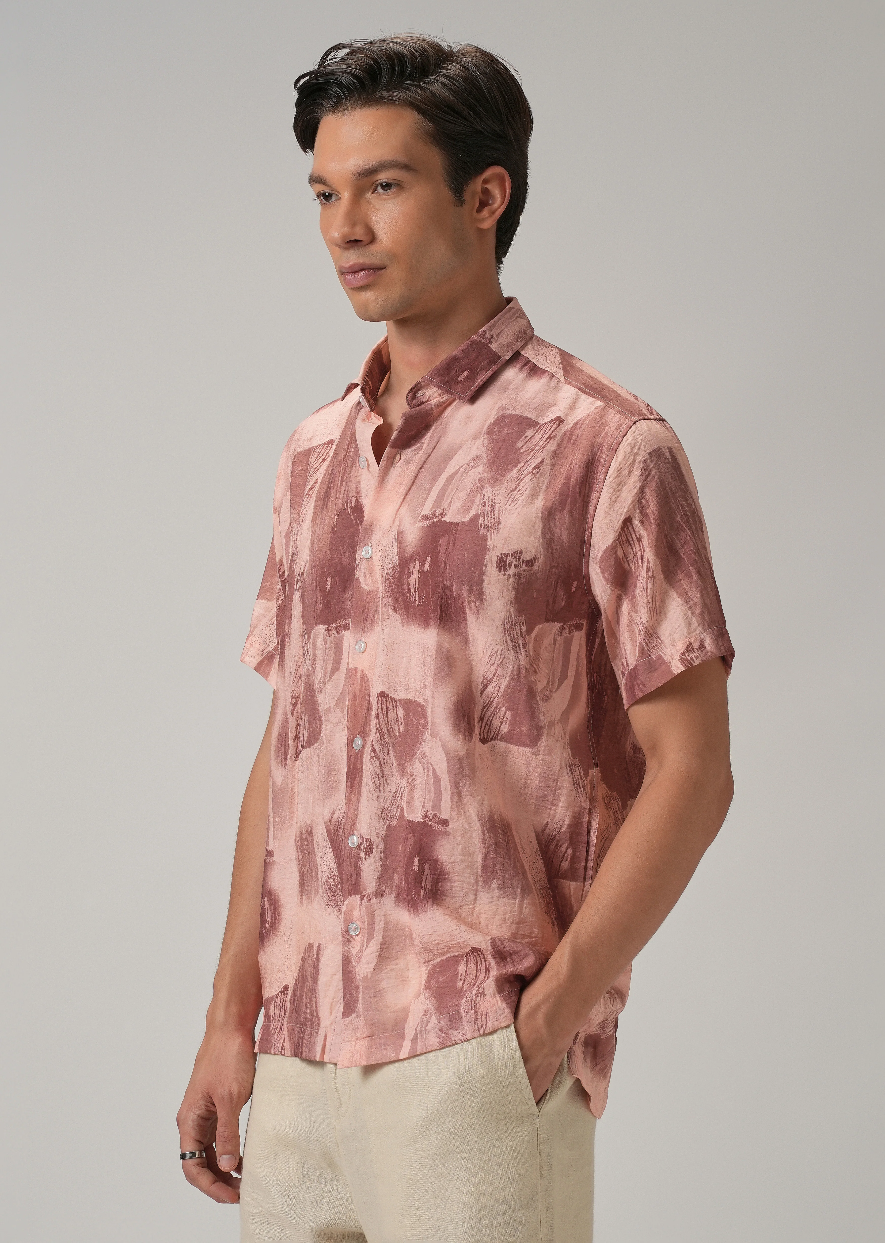 Soft Strokes Printed Shirt - Image 4