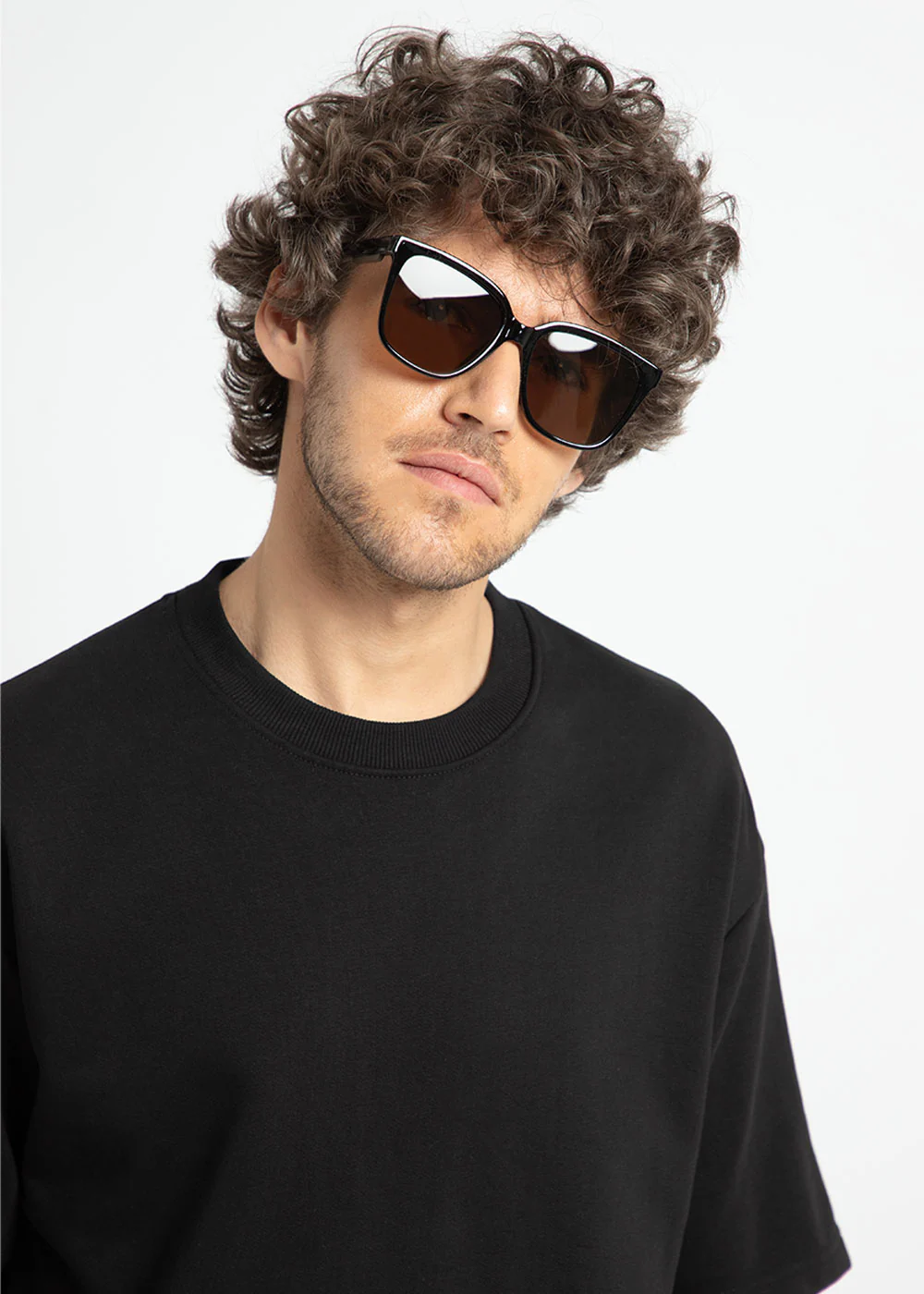 SolarSway Unisex Oversized Sunglasses - Image 2
