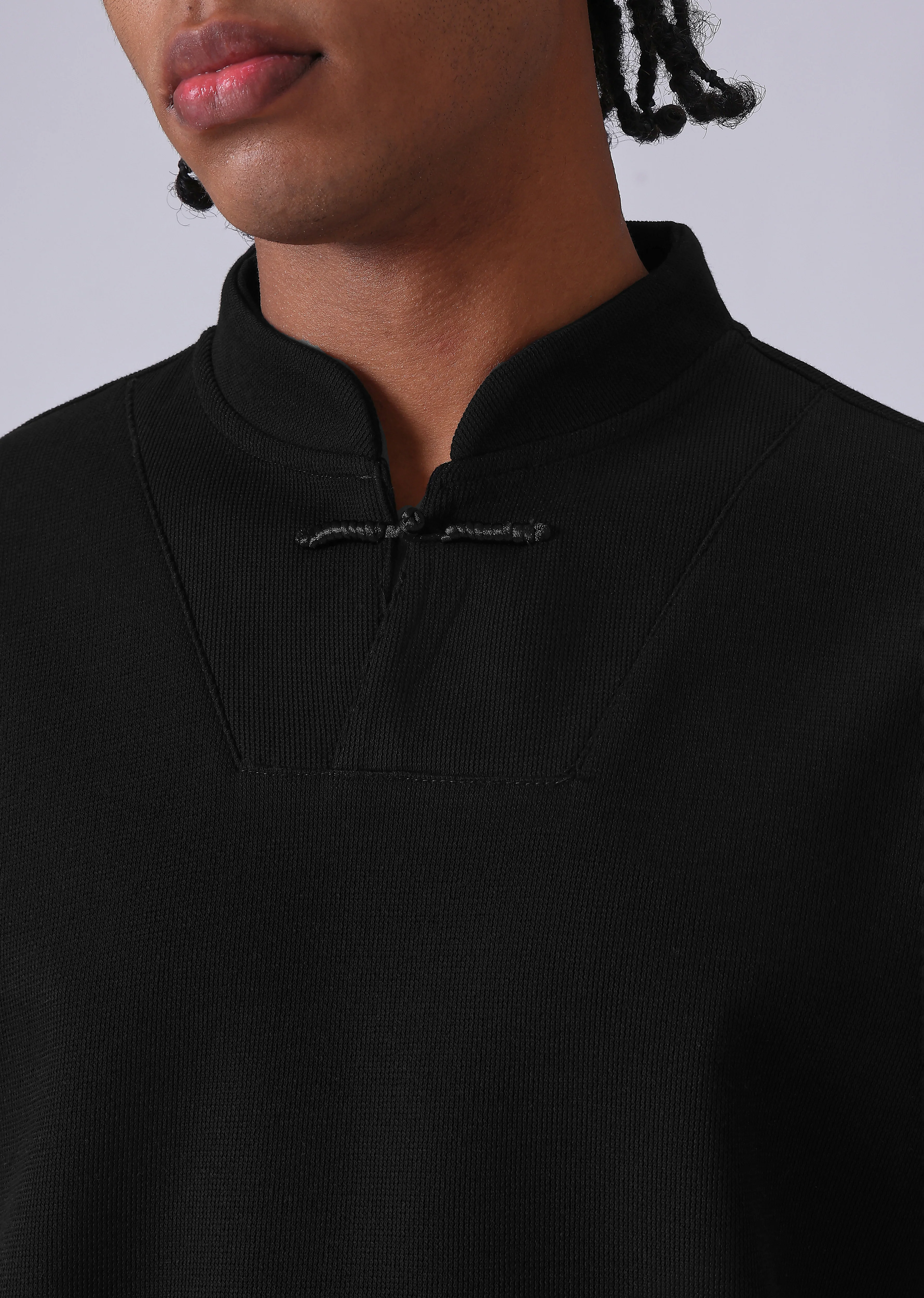 Solid Black Sweatshirt - Image 5
