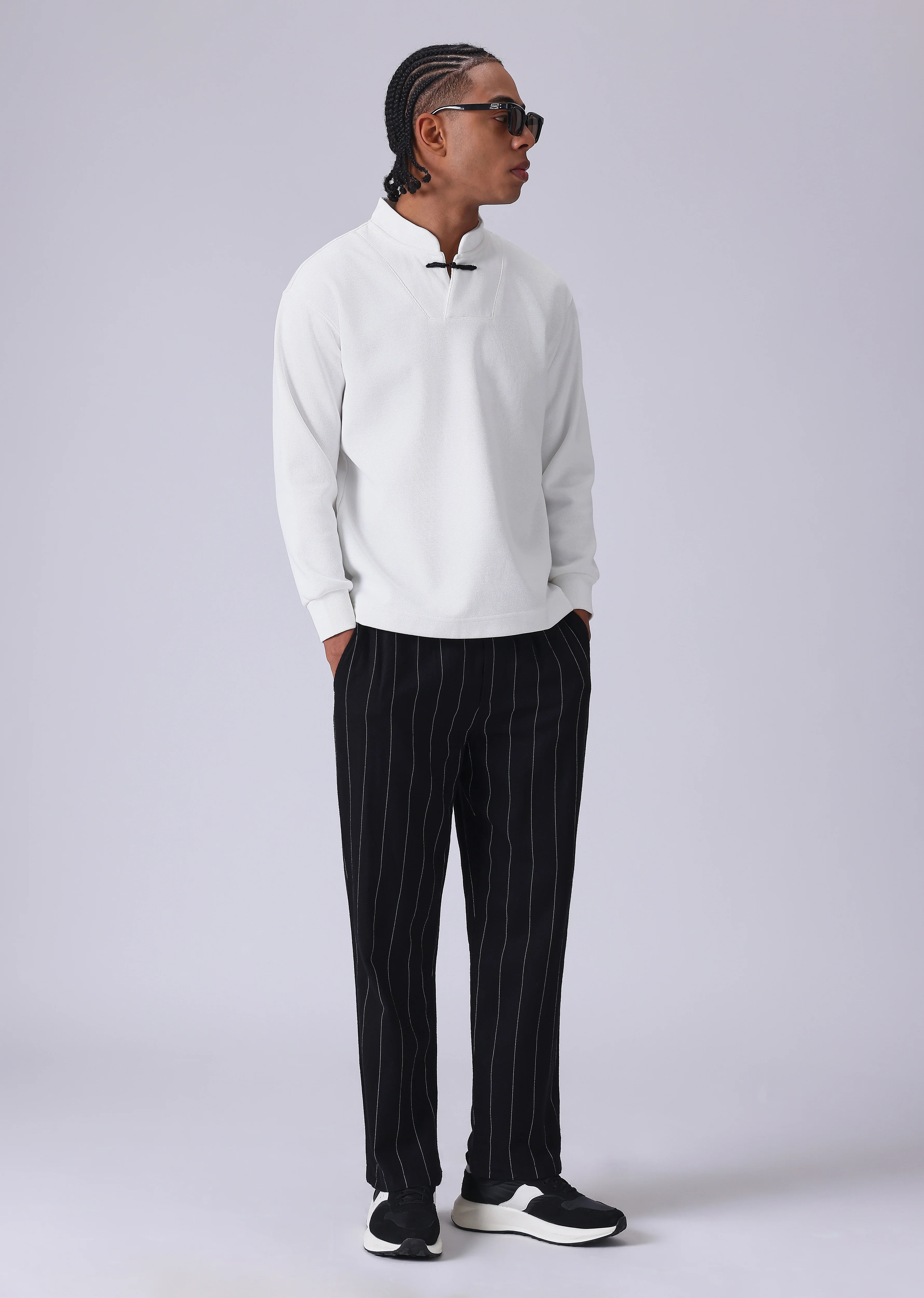 Solid White Sweatshirt - Image 6