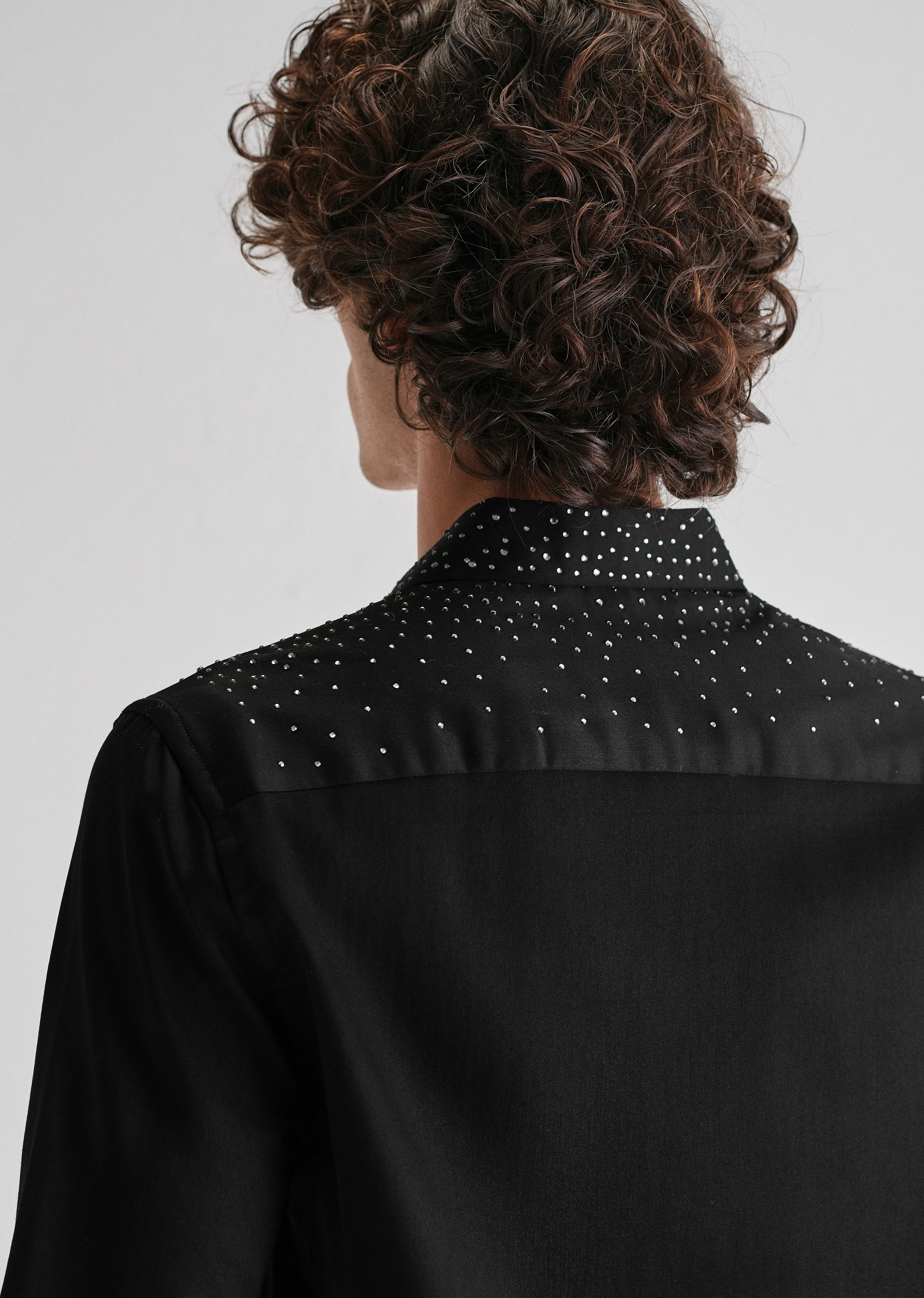 Stud Black Designer Shirt - Image 6