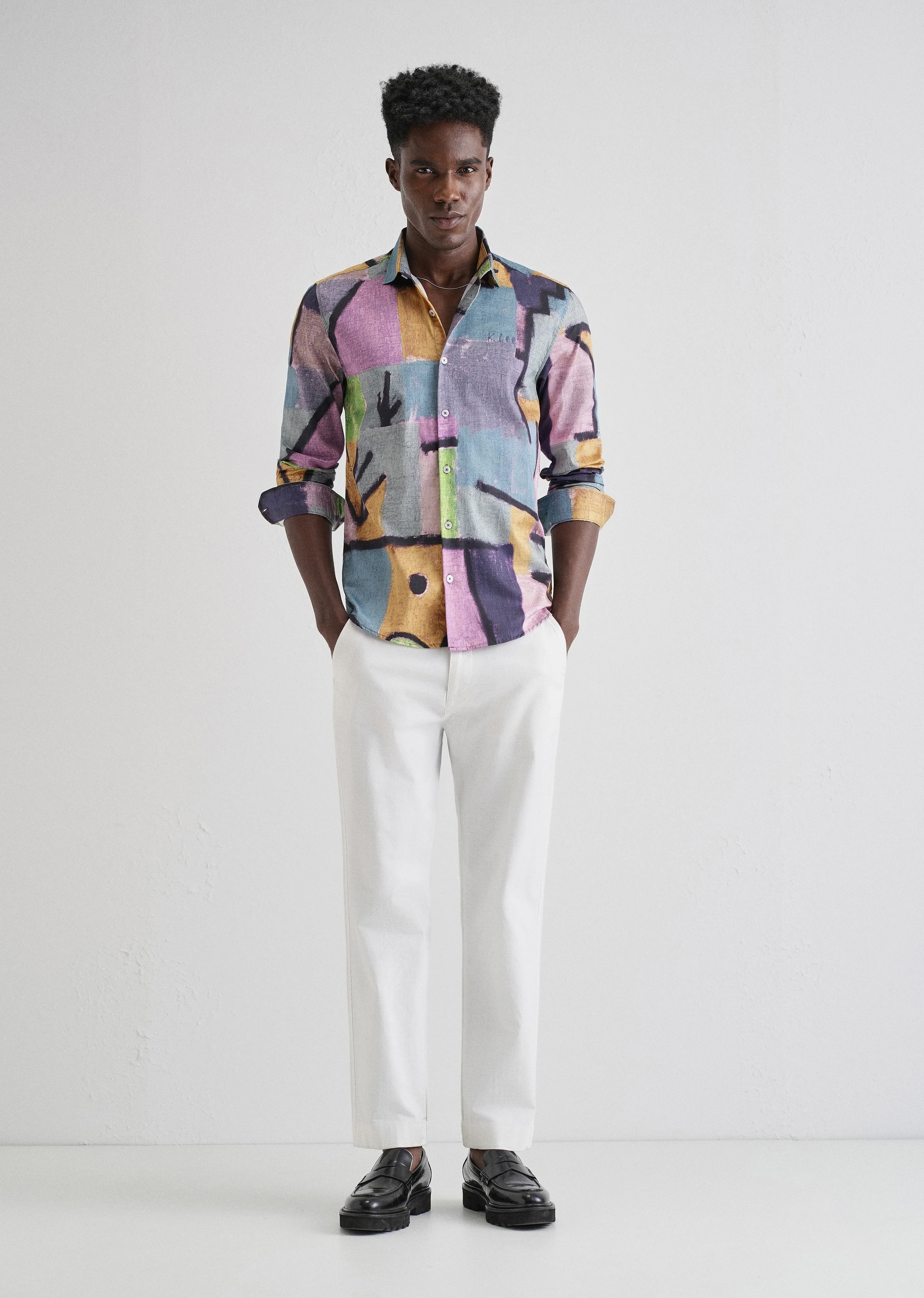 Stylish Multicoloured Printed Shirt - Image 5