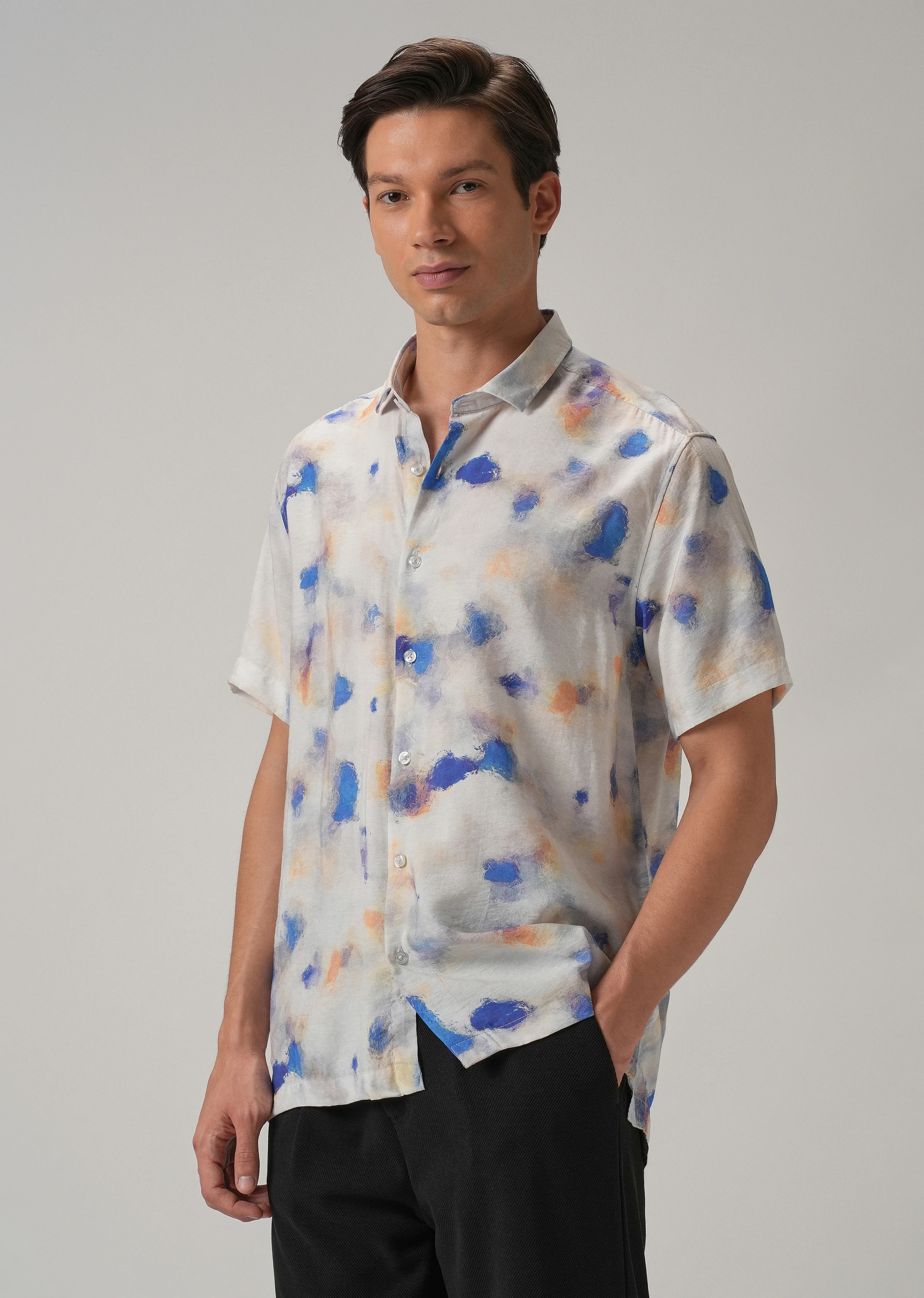 Sunburst Splash Printed Shirt - Image 4