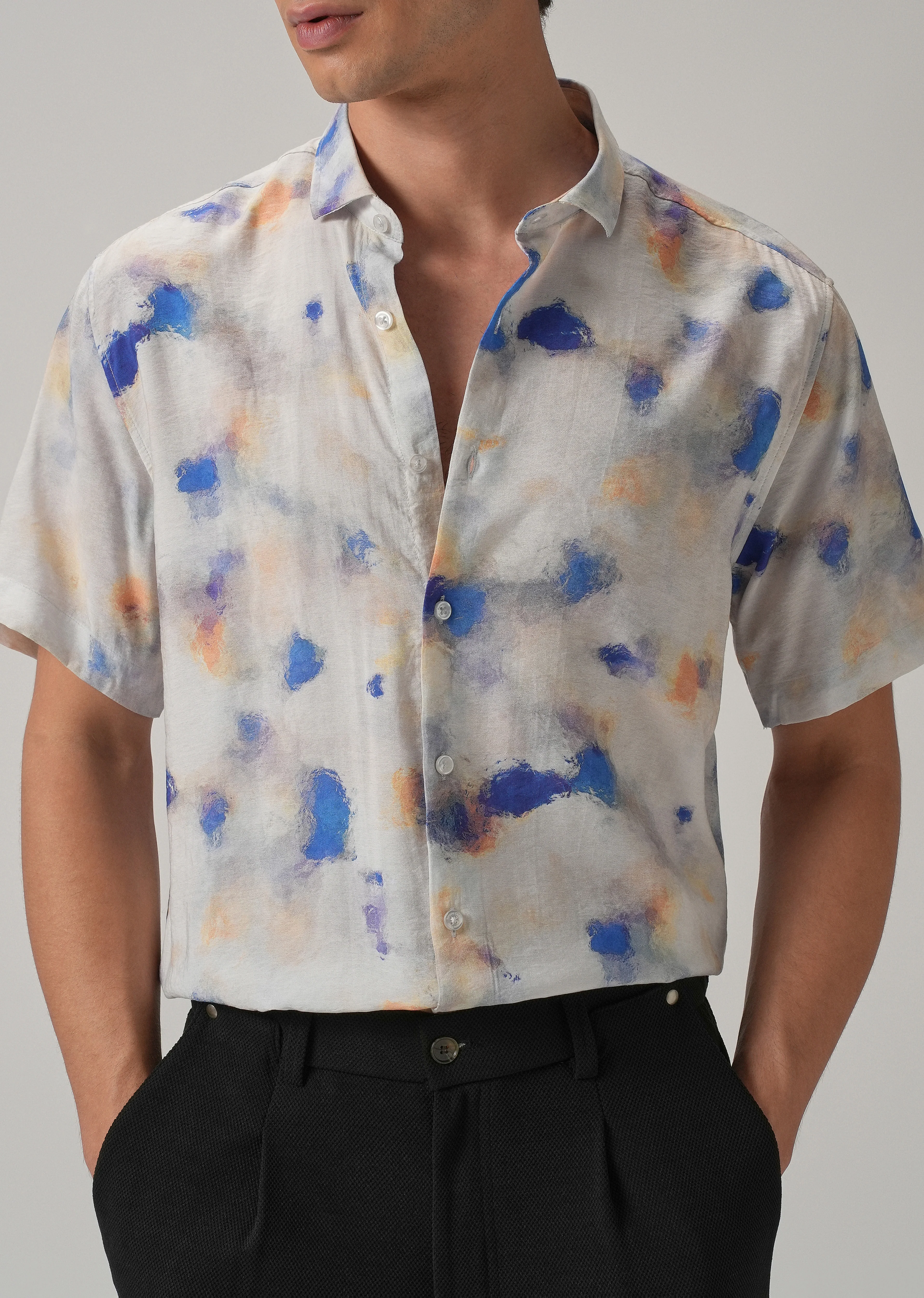 Sunburst Splash Printed Shirt - Image 7
