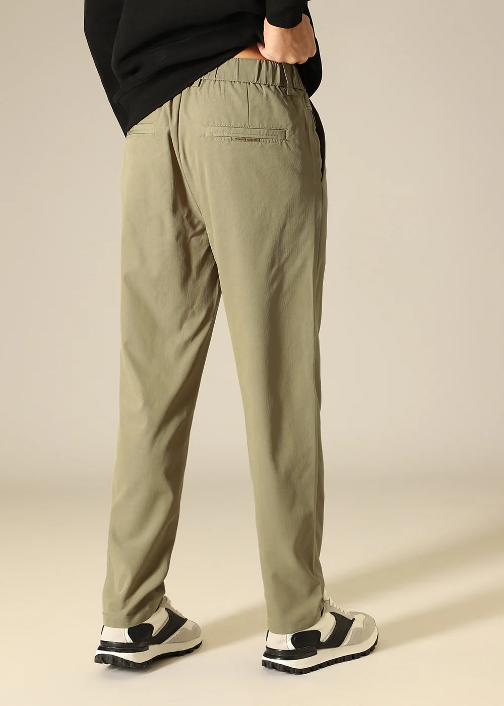 Tan Relaxed Fit Trouser - Image 4