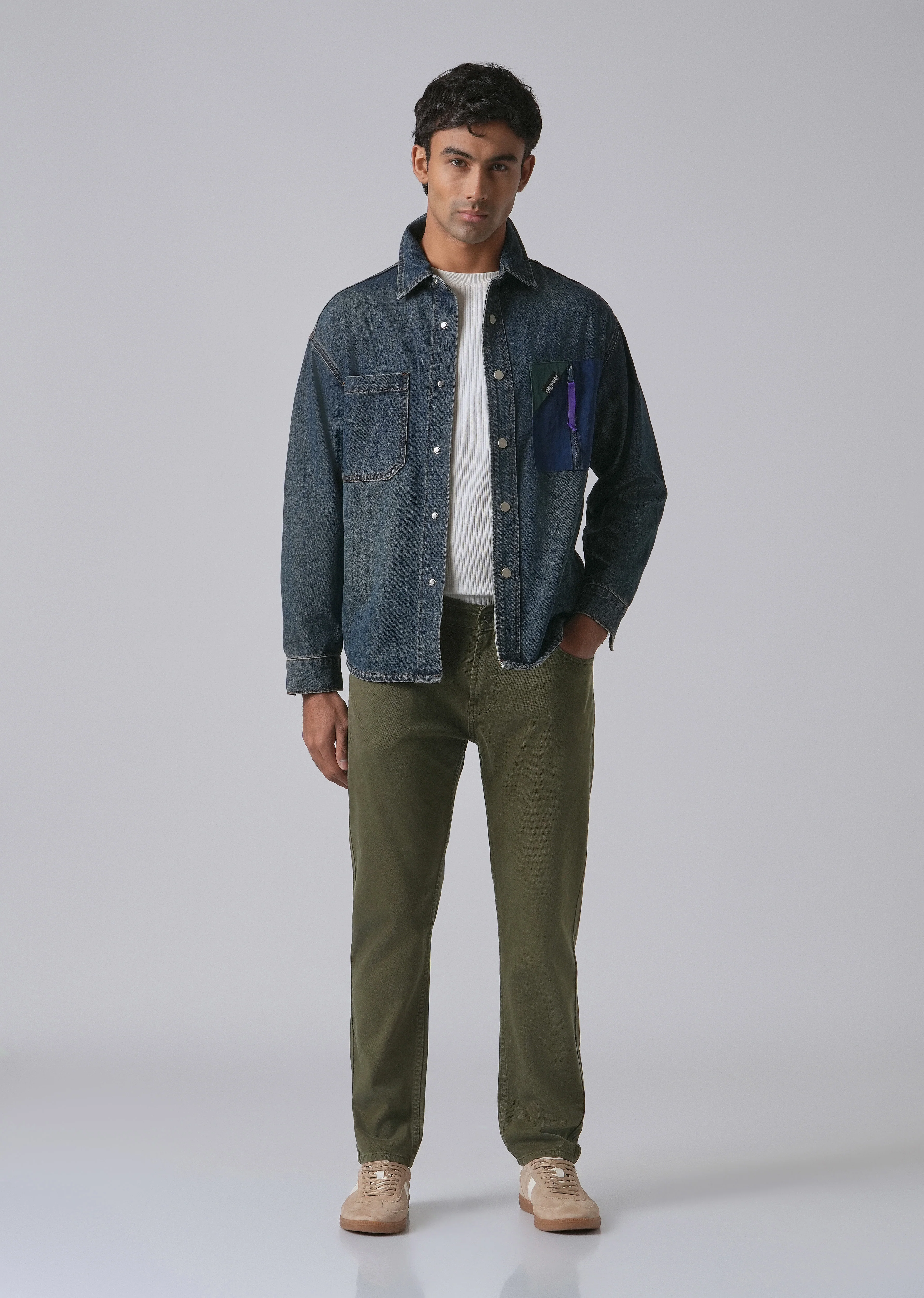 Tate Olive Slim fit Jeans - Image 6