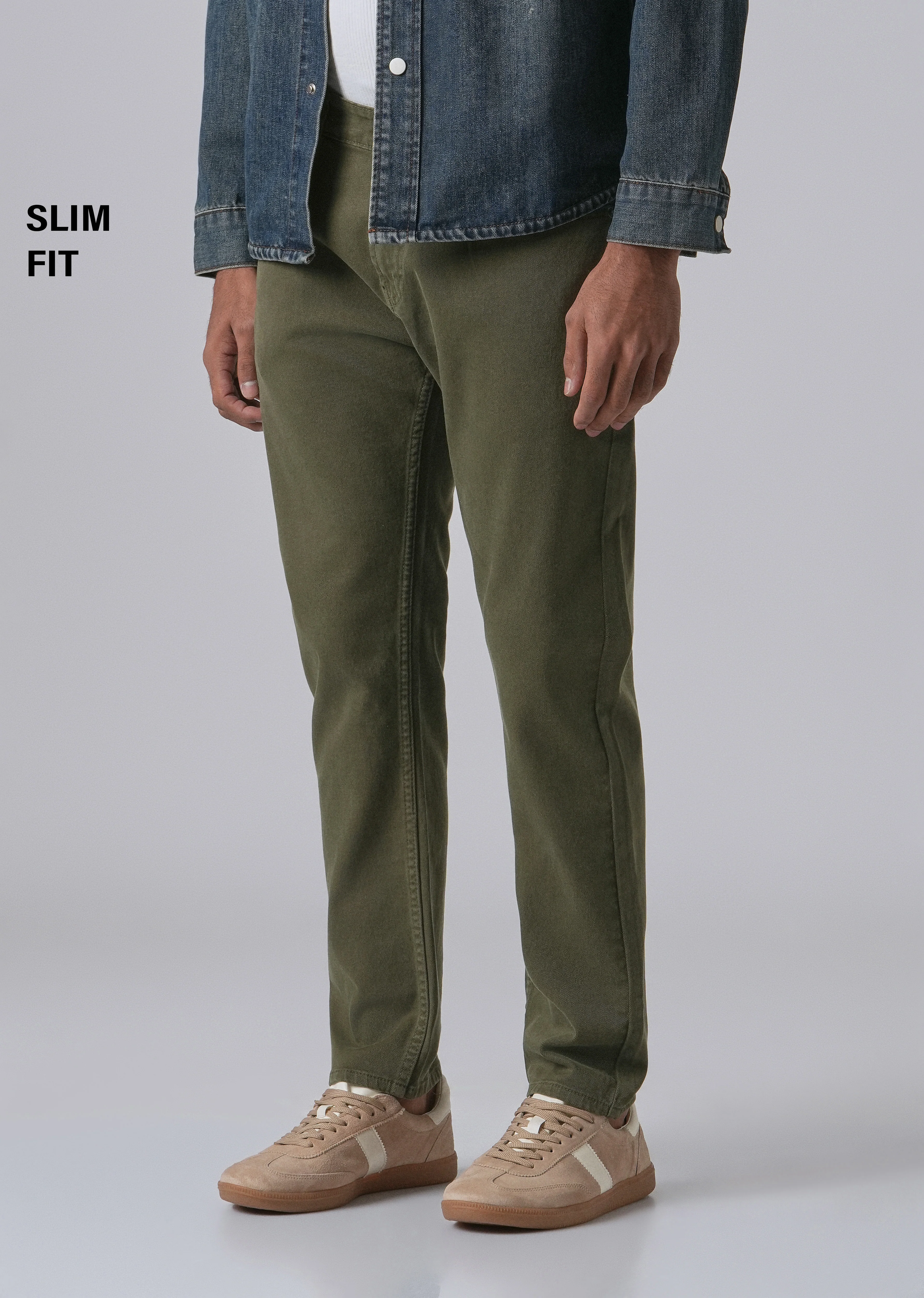 Tate Olive Slim fit Jeans - Image 7