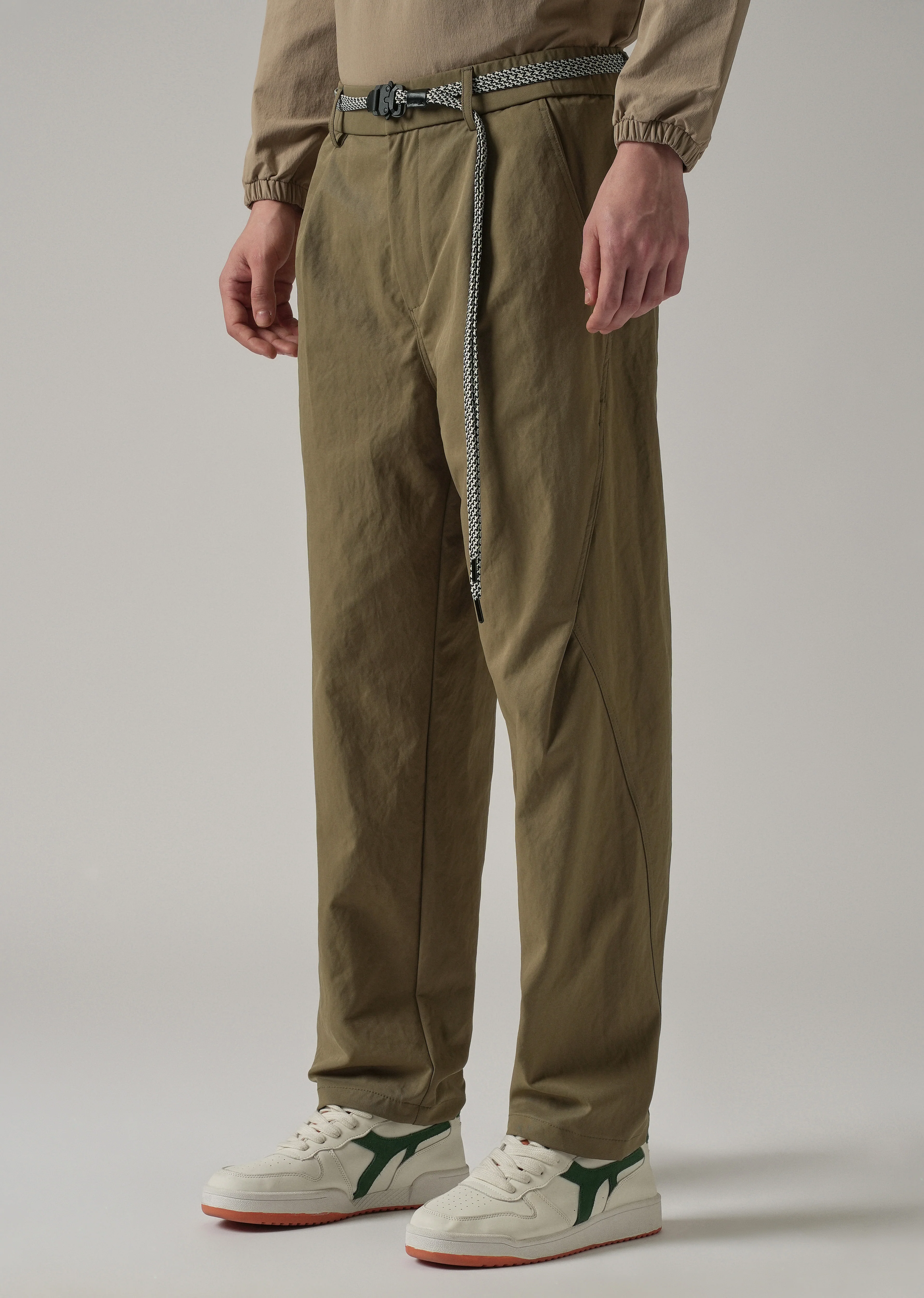 Taupe Stone Wash Pant - Image 4