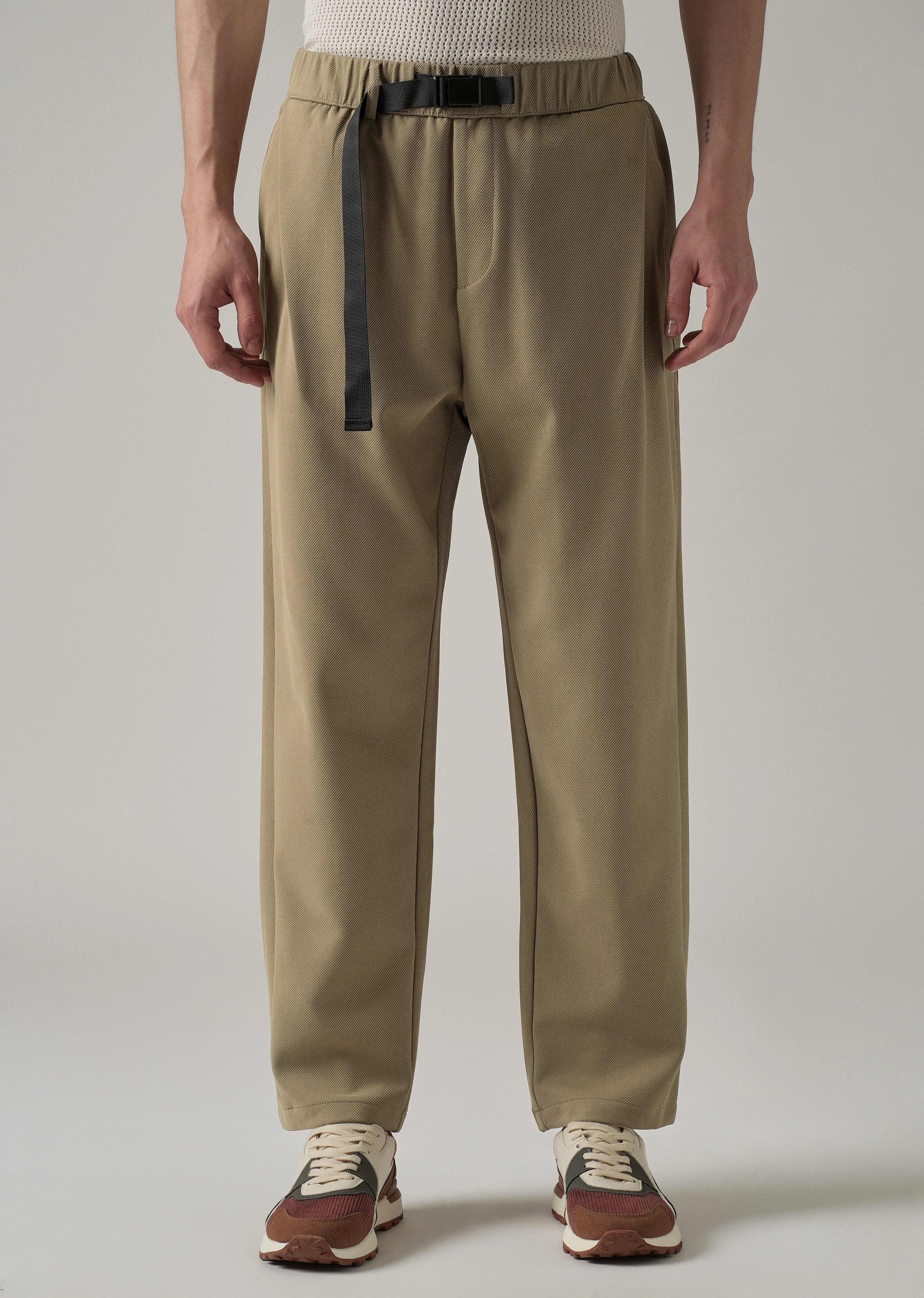 Taupe Twill Pants - Image 3