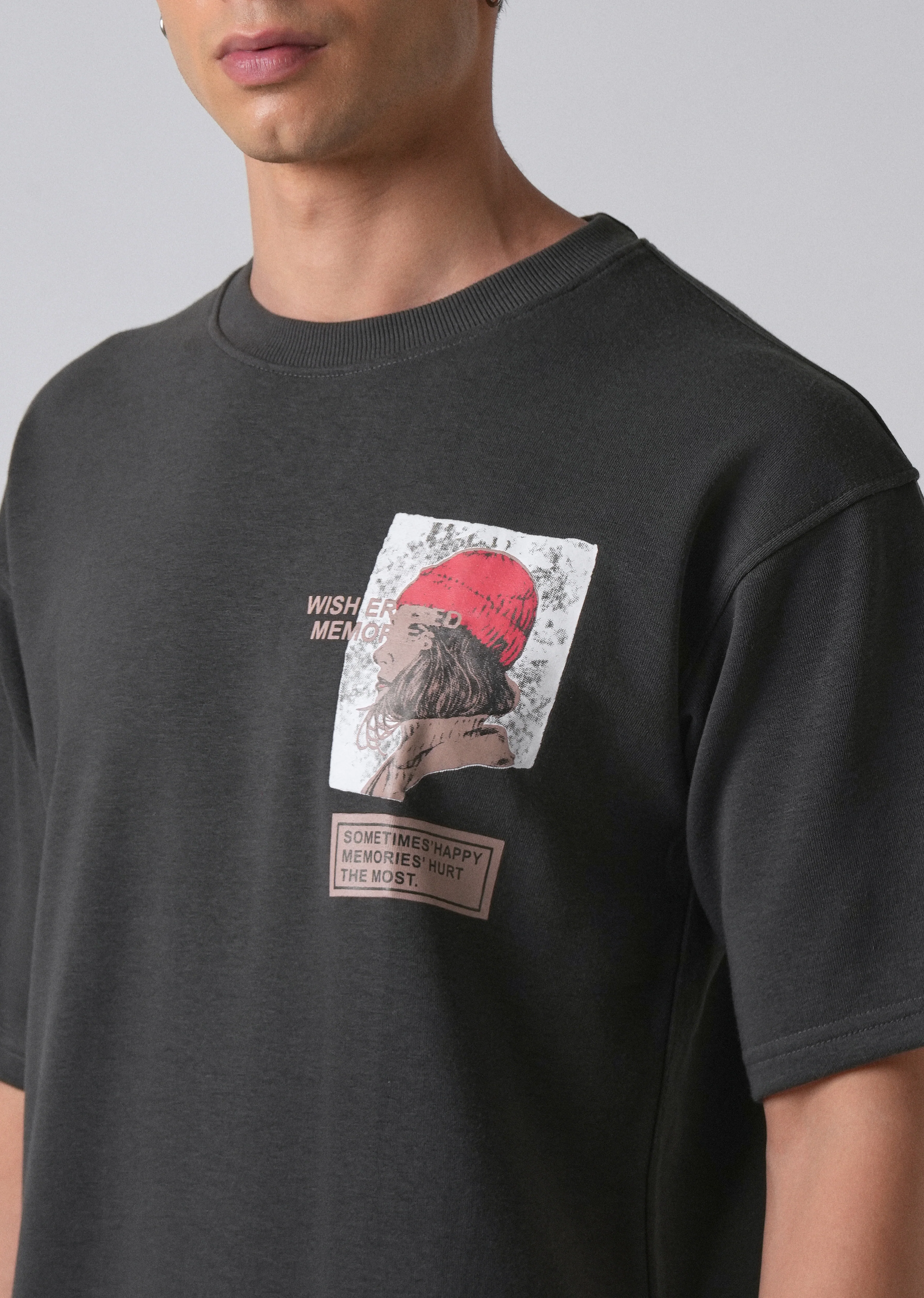 Thundercloud Grey Oversized T-shirt - Image 2