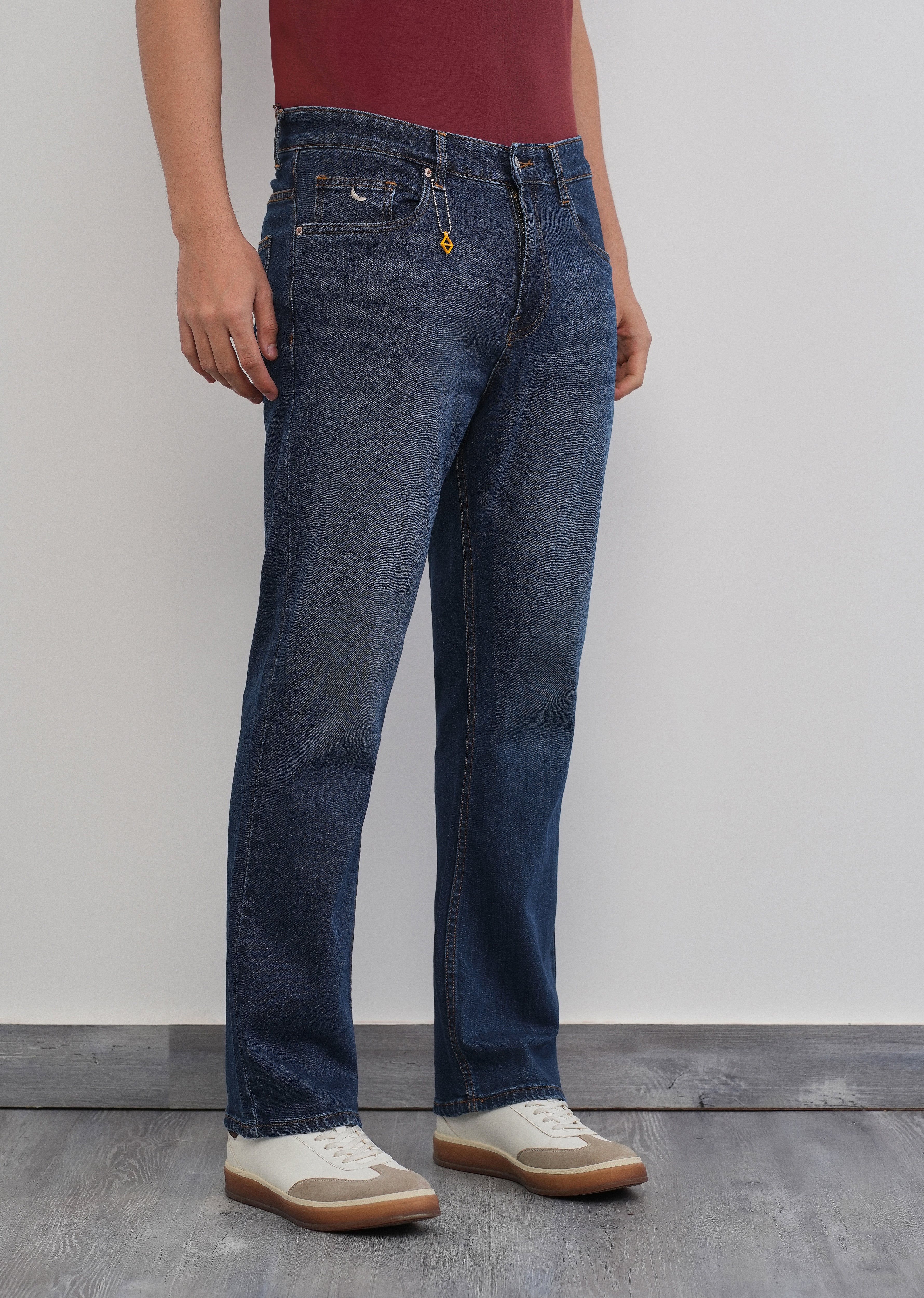 Timeless Blue Straight Fit Jeans - Image 4