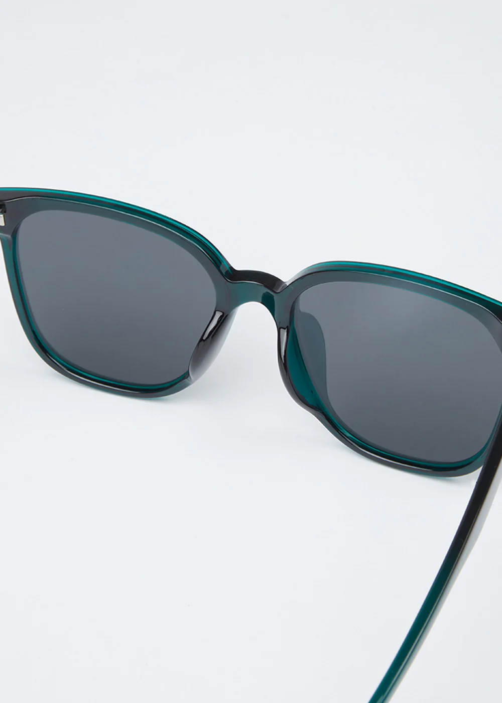 Turquoise Green Unisex Square Sunglasses - Image 3
