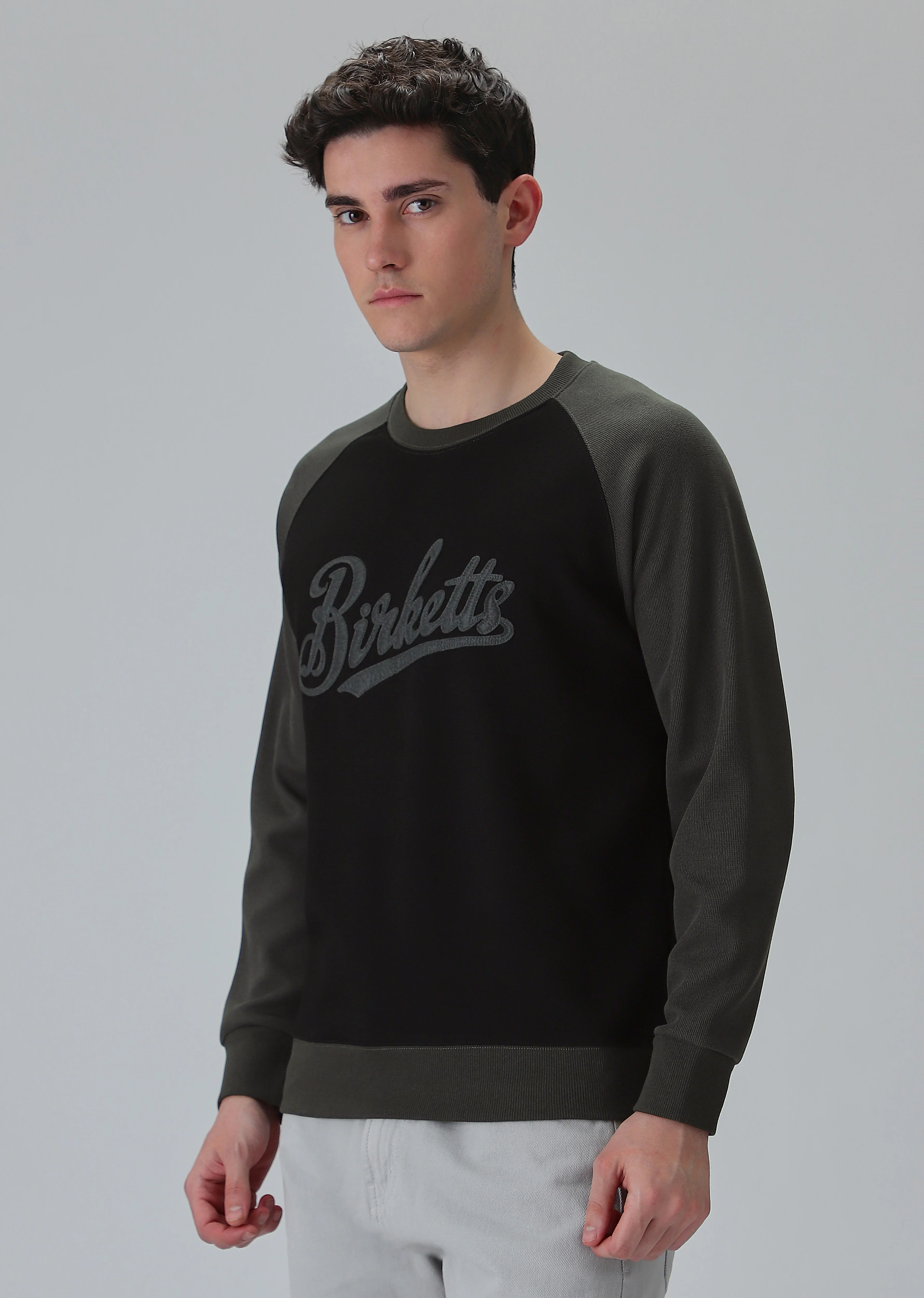 Typography Grey Sweatshirt - Image 4