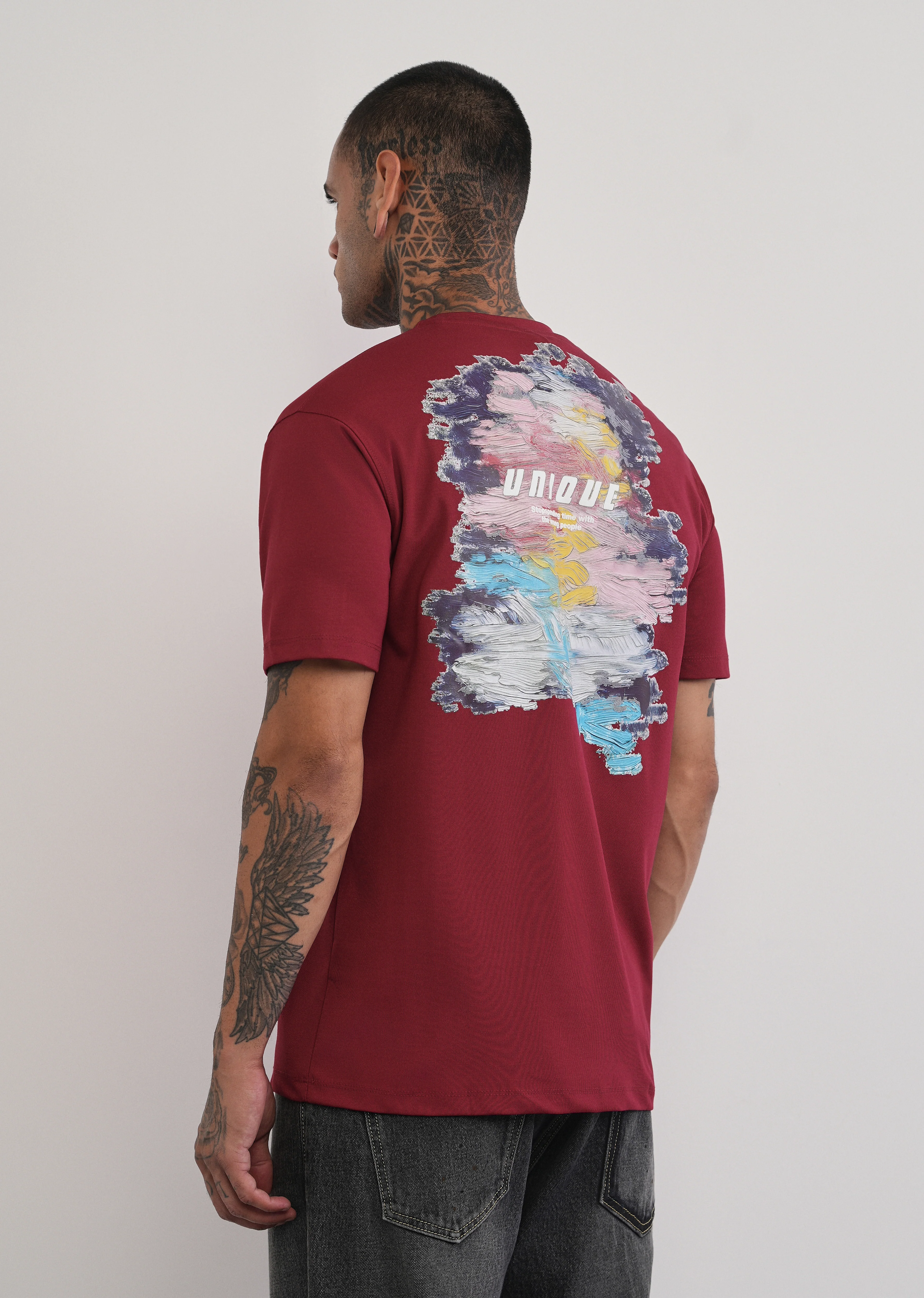 Unique Red T-shirt - Image 3