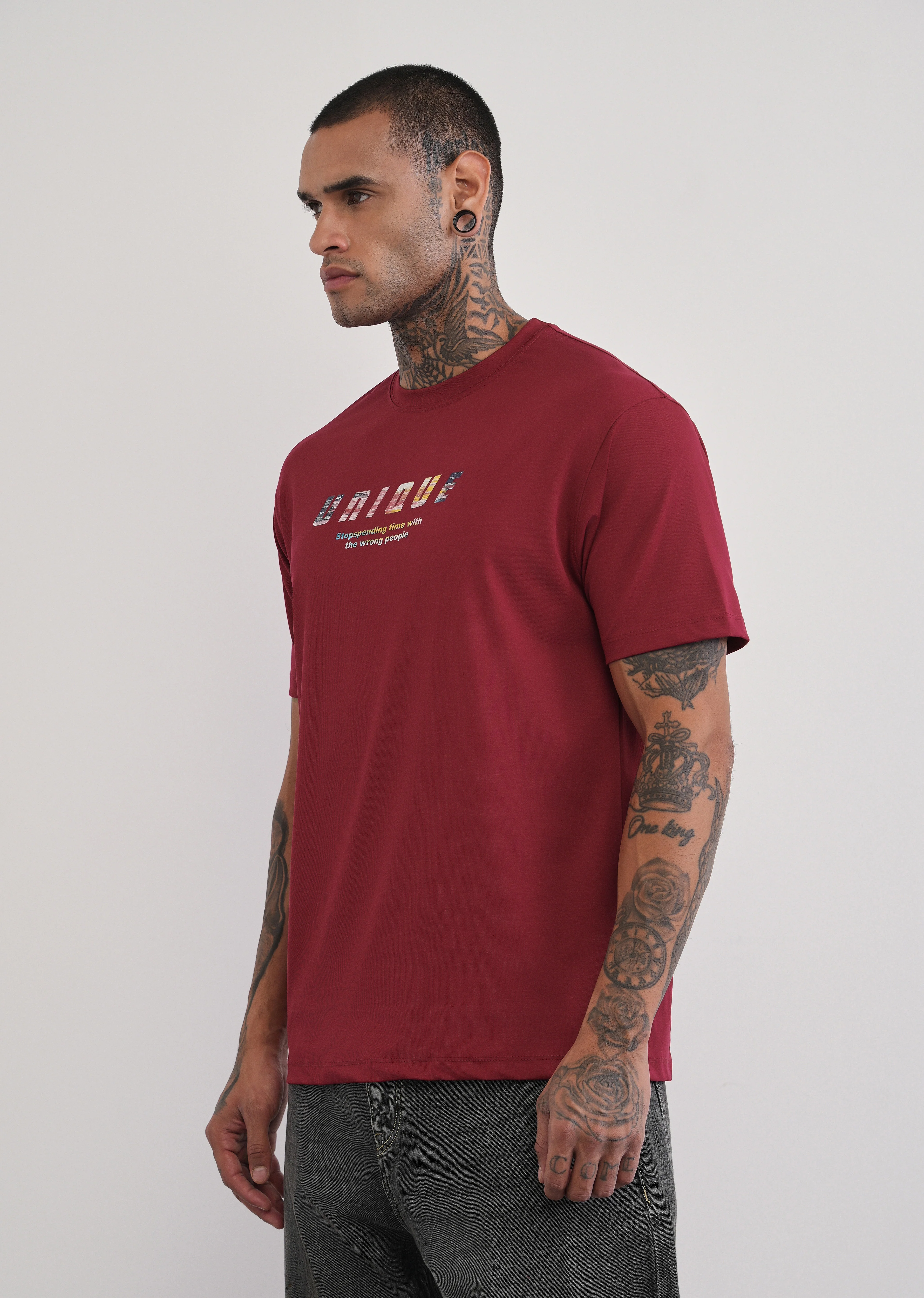 Unique Red T-shirt - Image 4