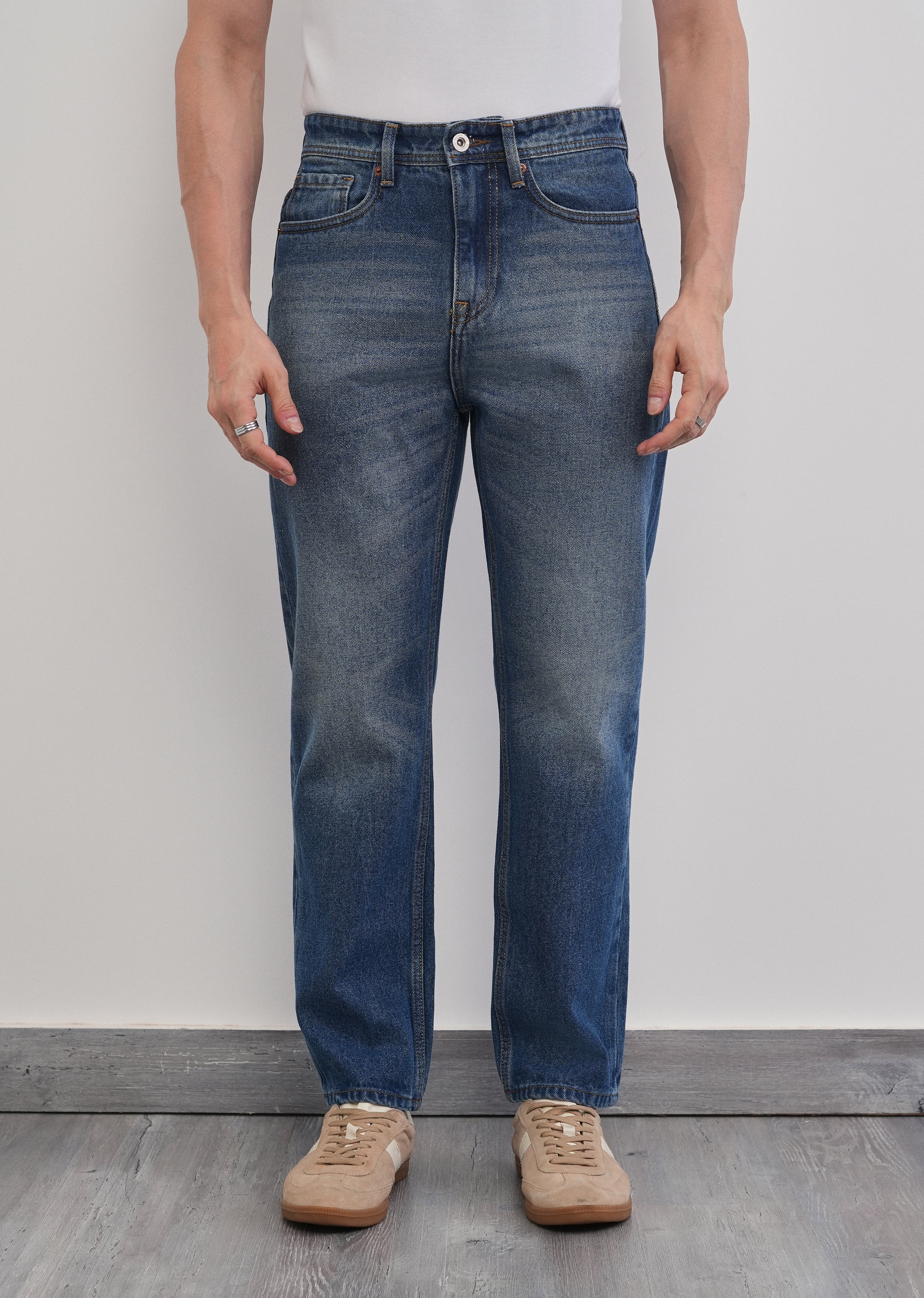 Urban Blue Slim Straight Jeans - Image 3