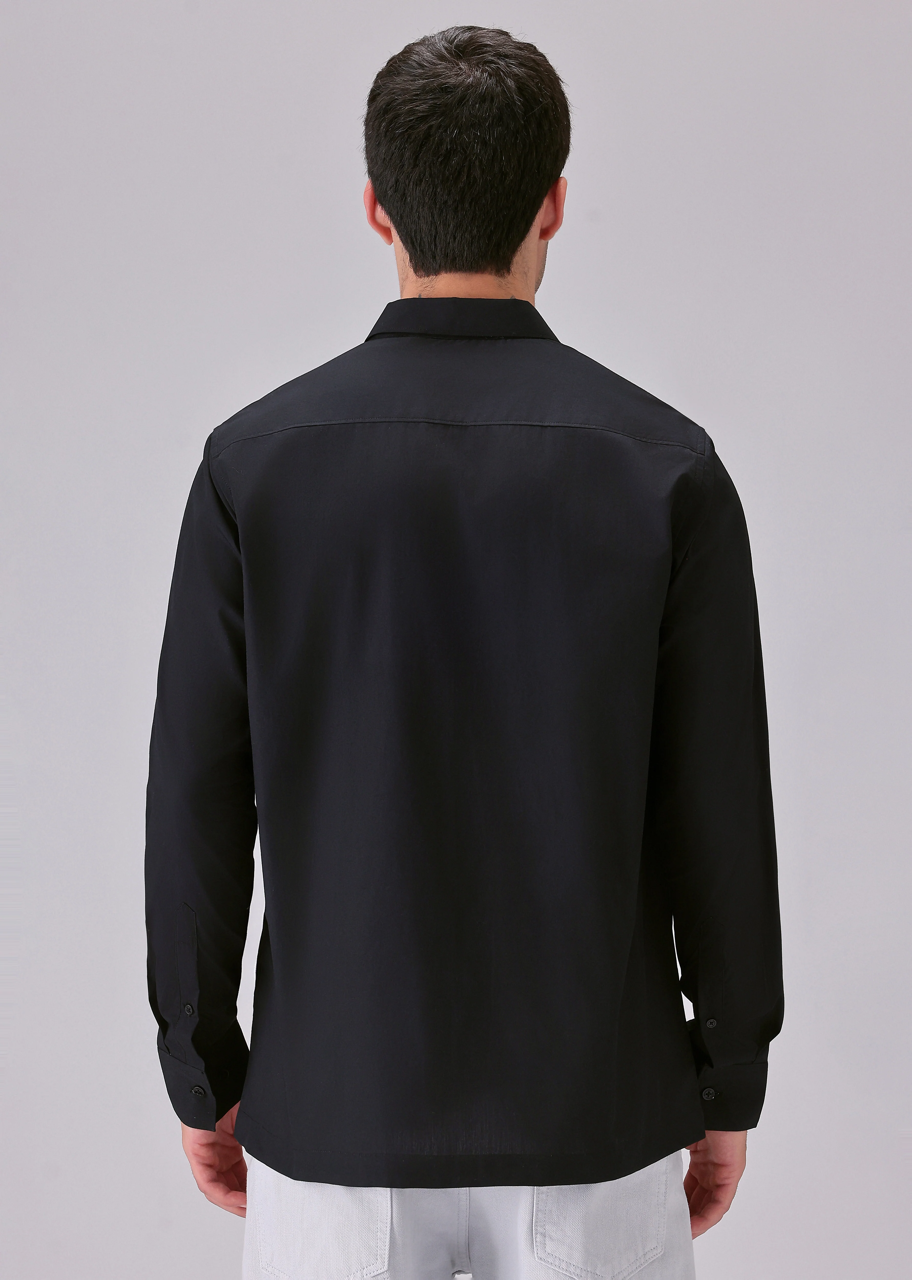 Valentine Heart Black Cotton Shirt - Image 2
