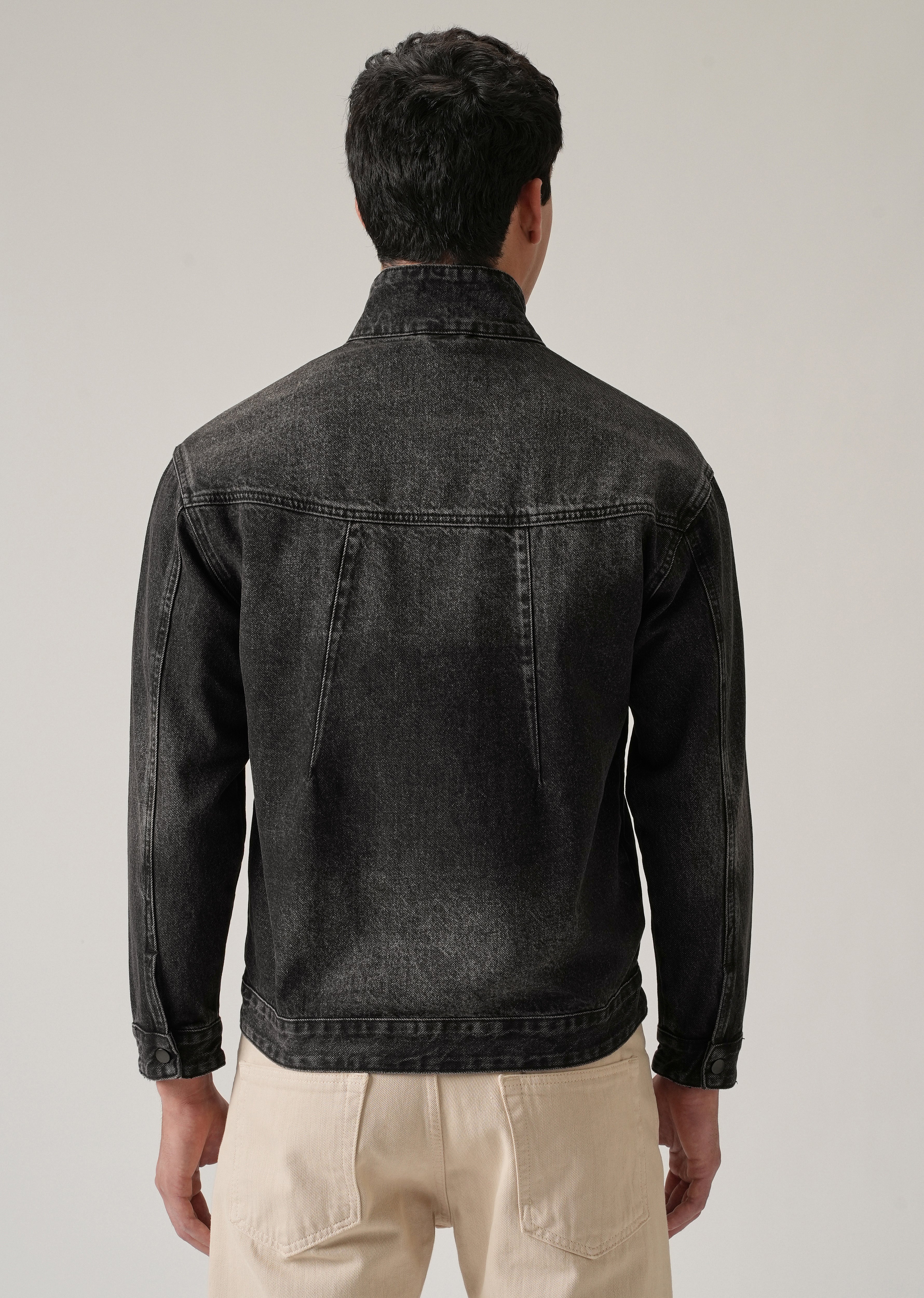 Vintage Wash Denim Jacket - Image 2