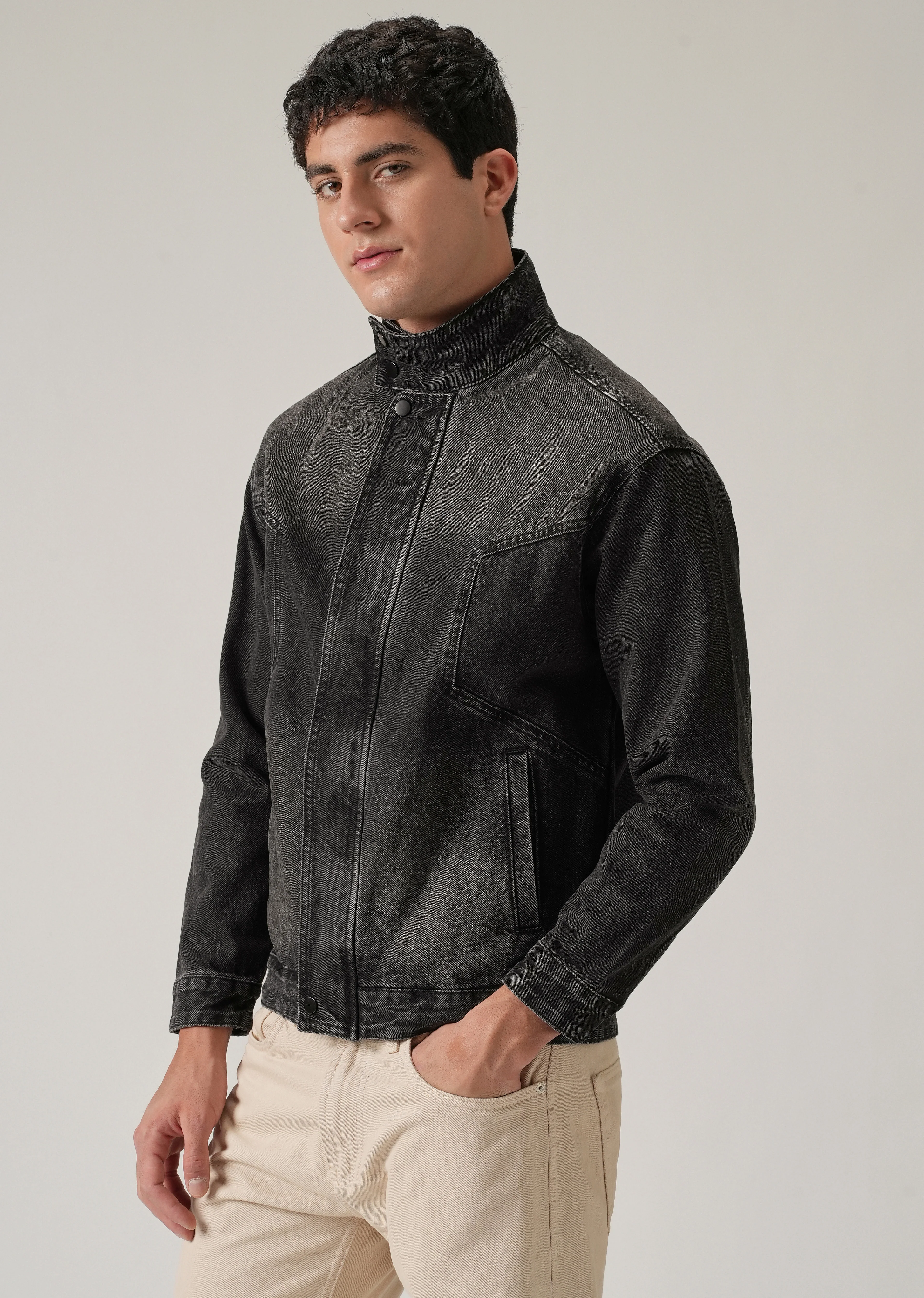 Vintage Wash Denim Jacket - Image 4