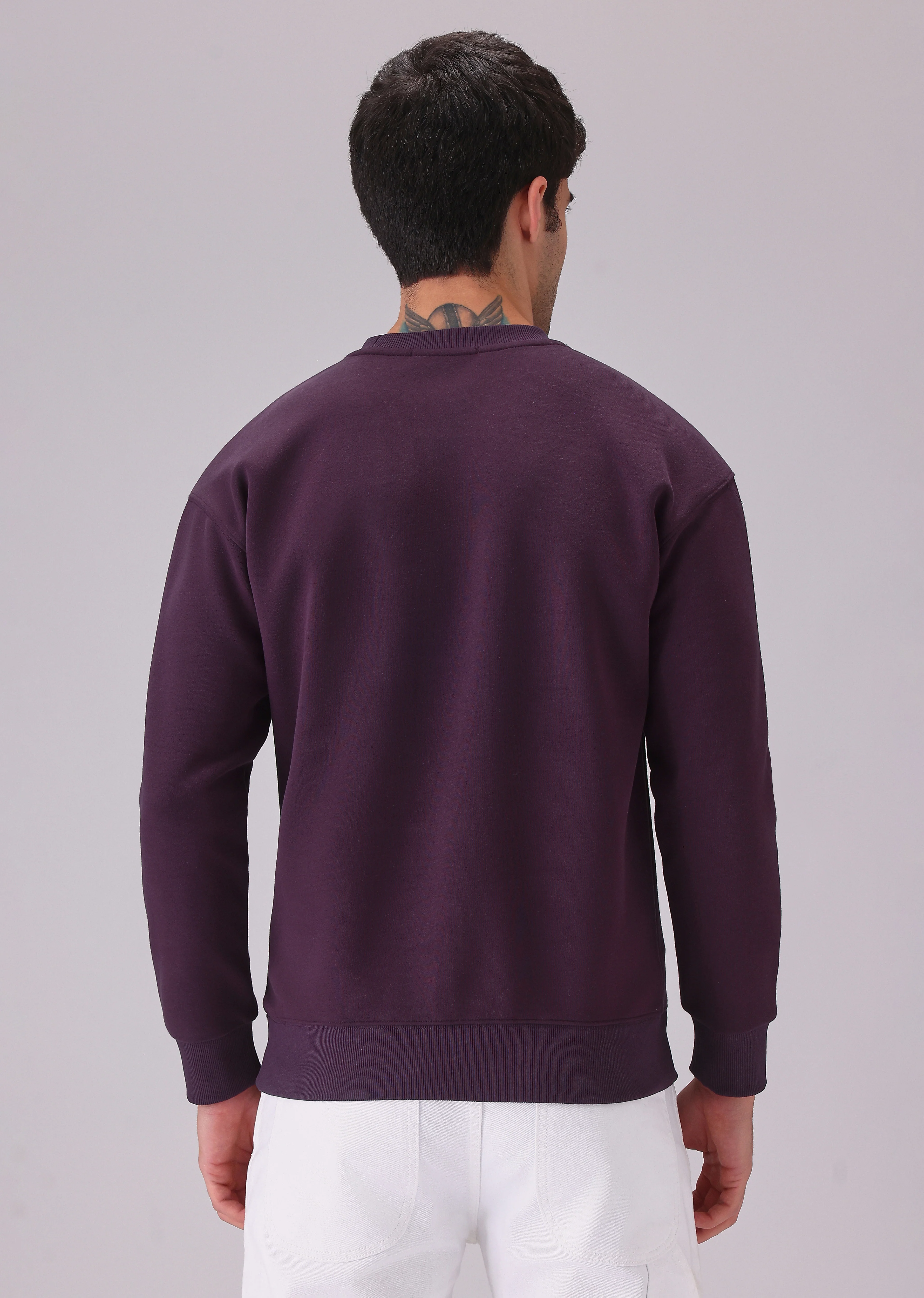 Violet Graphic Pocket Sweatshirt - Image 2