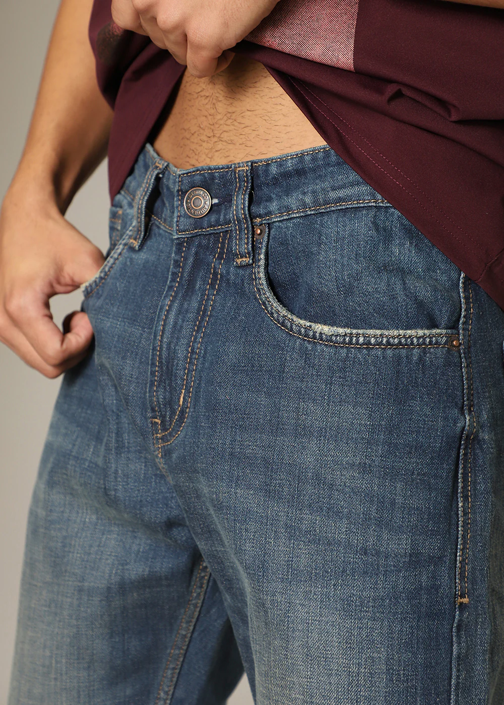 Vizer Blue Slim fit Jeans - Image 2