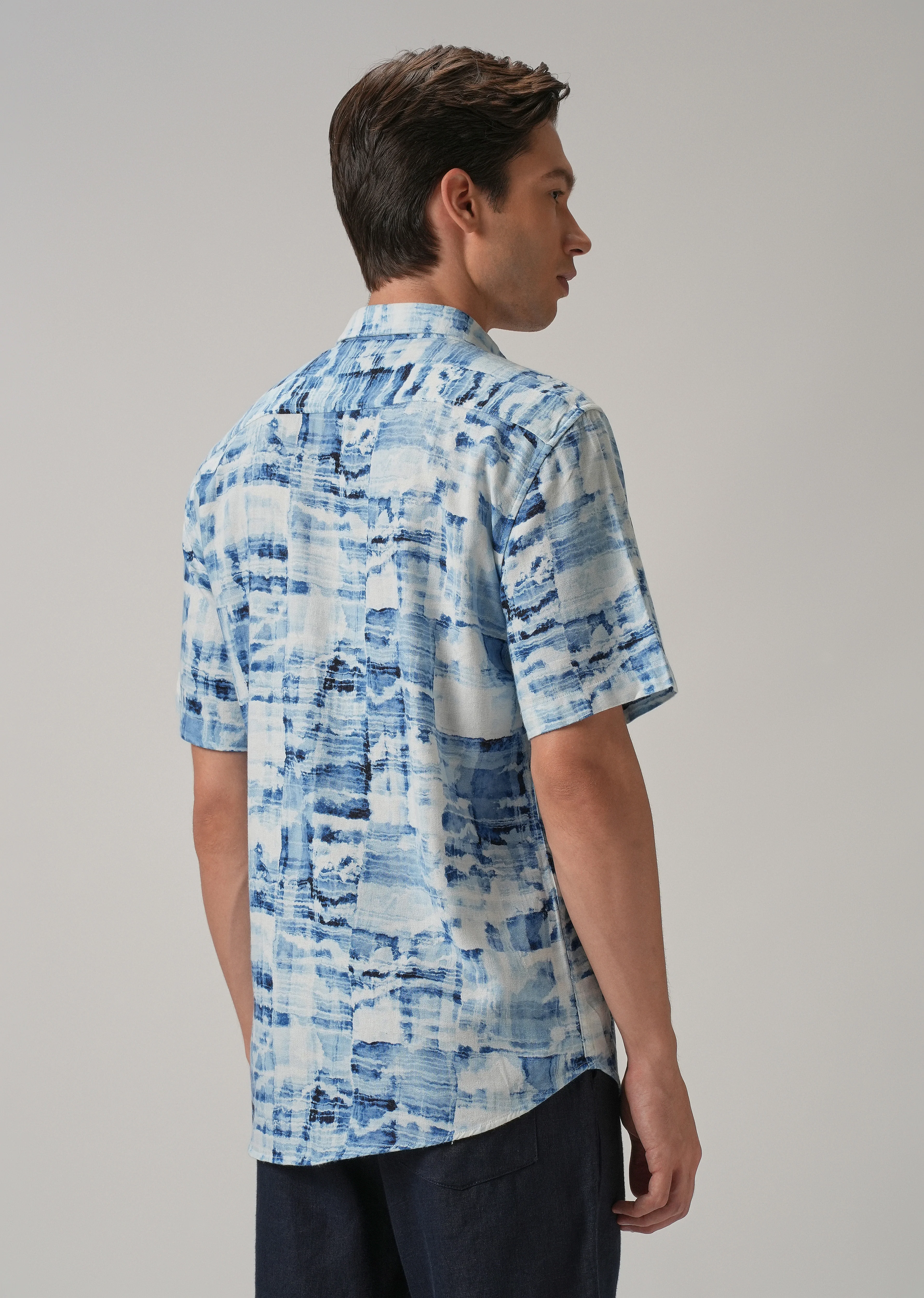 Wash out Print Half Sleeve shirt - Image 2