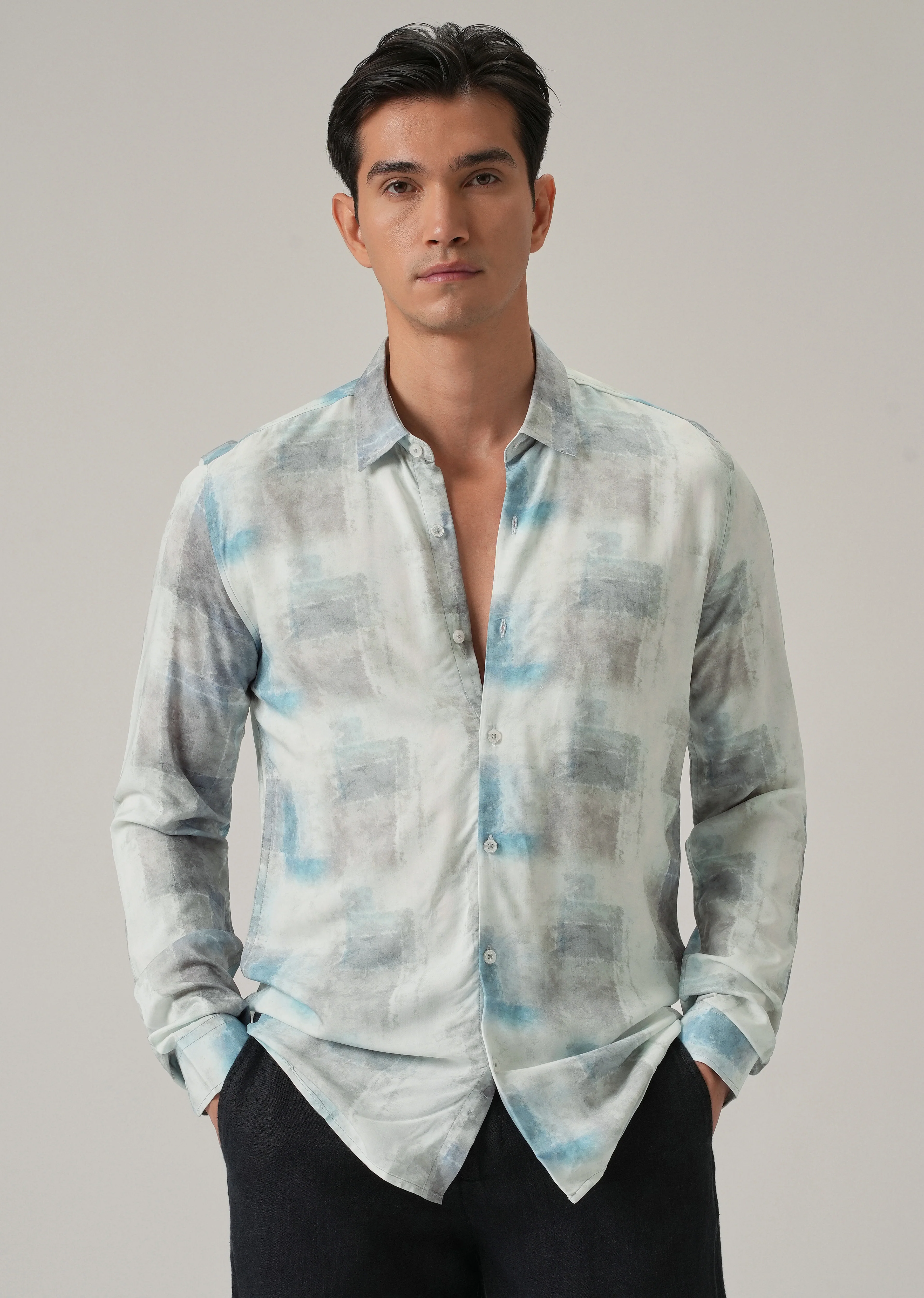 Washed Print Shirt - Image 3