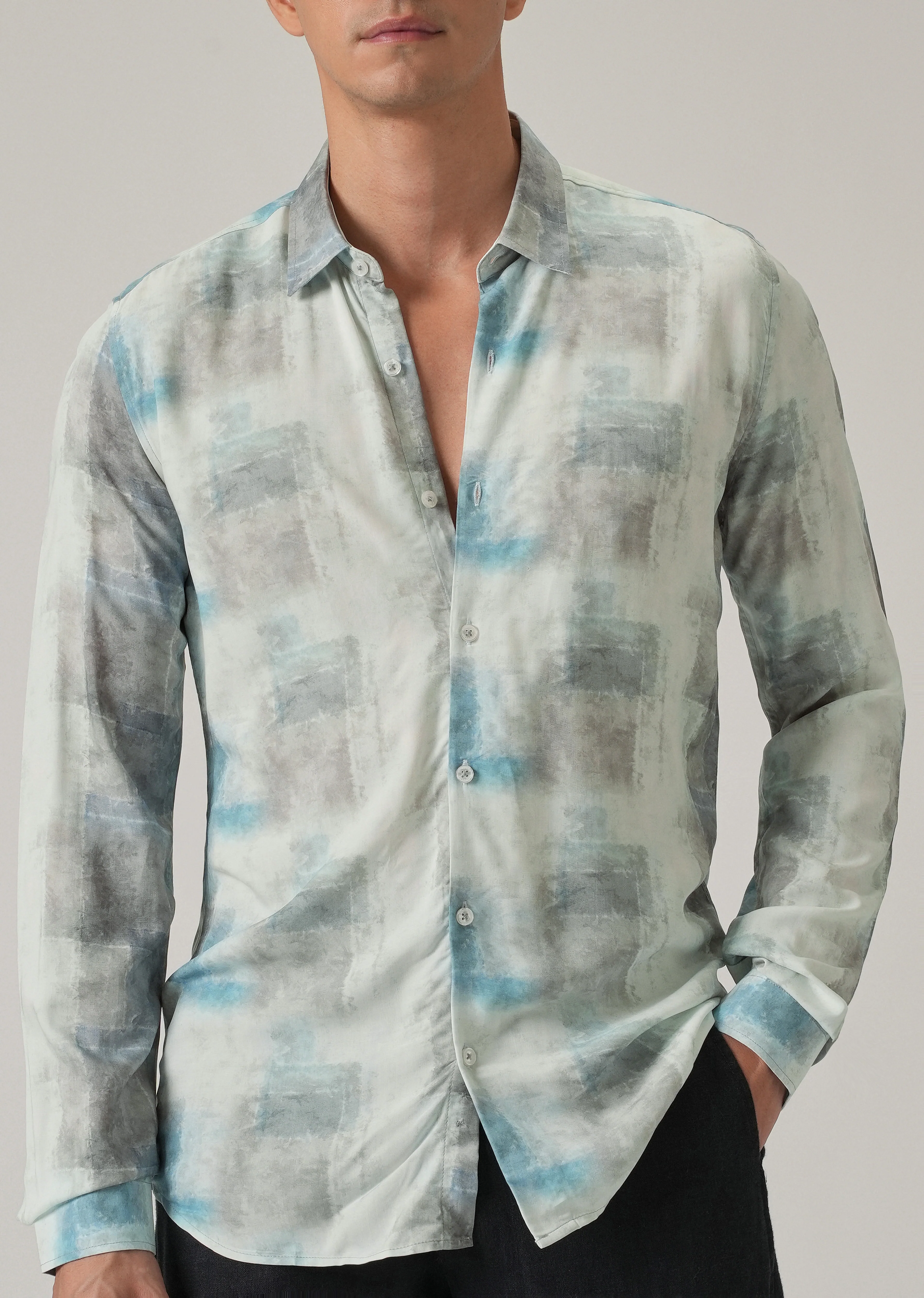 Washed Print Shirt - Image 7