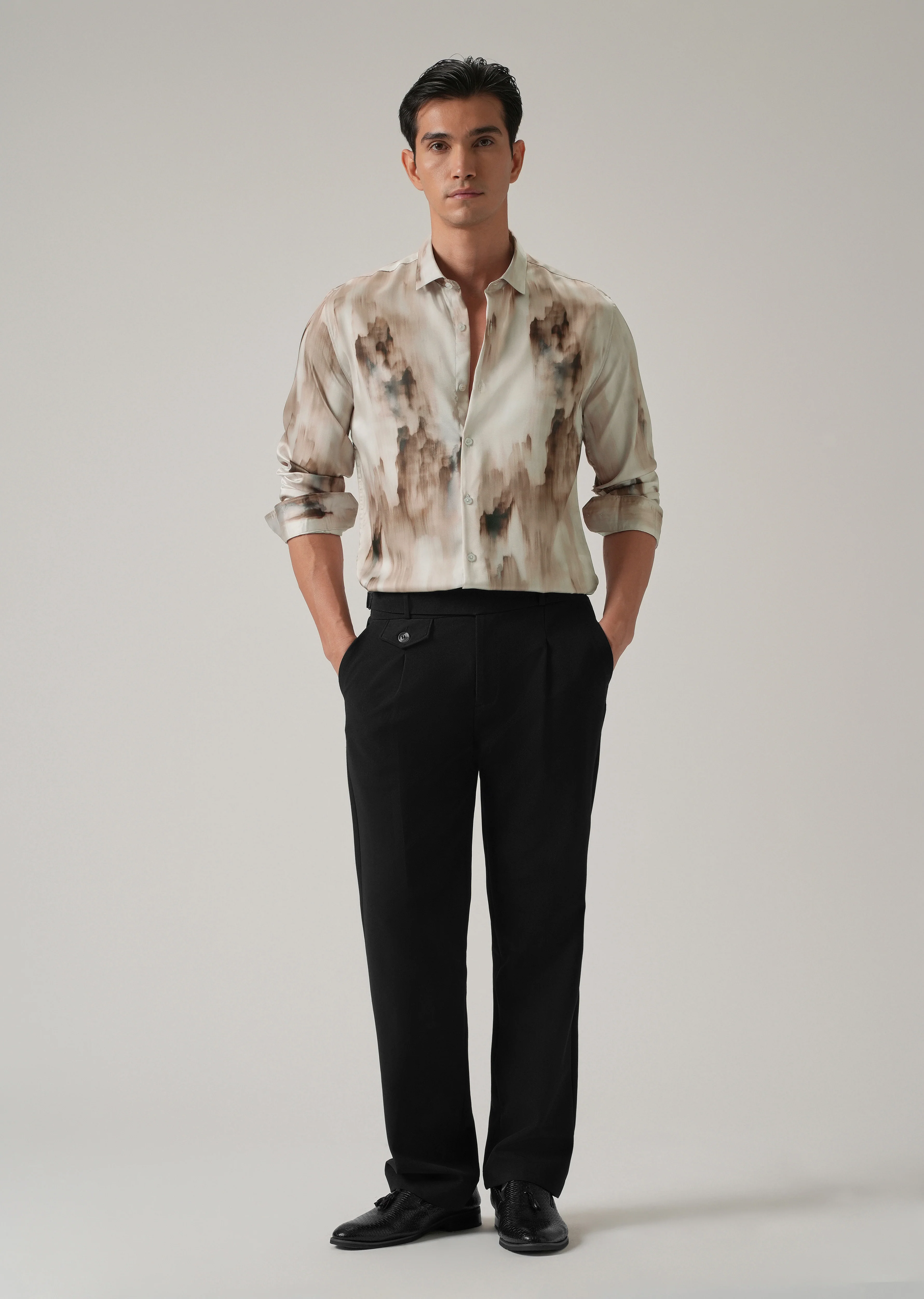 Watercolor Print Shirt - Image 6