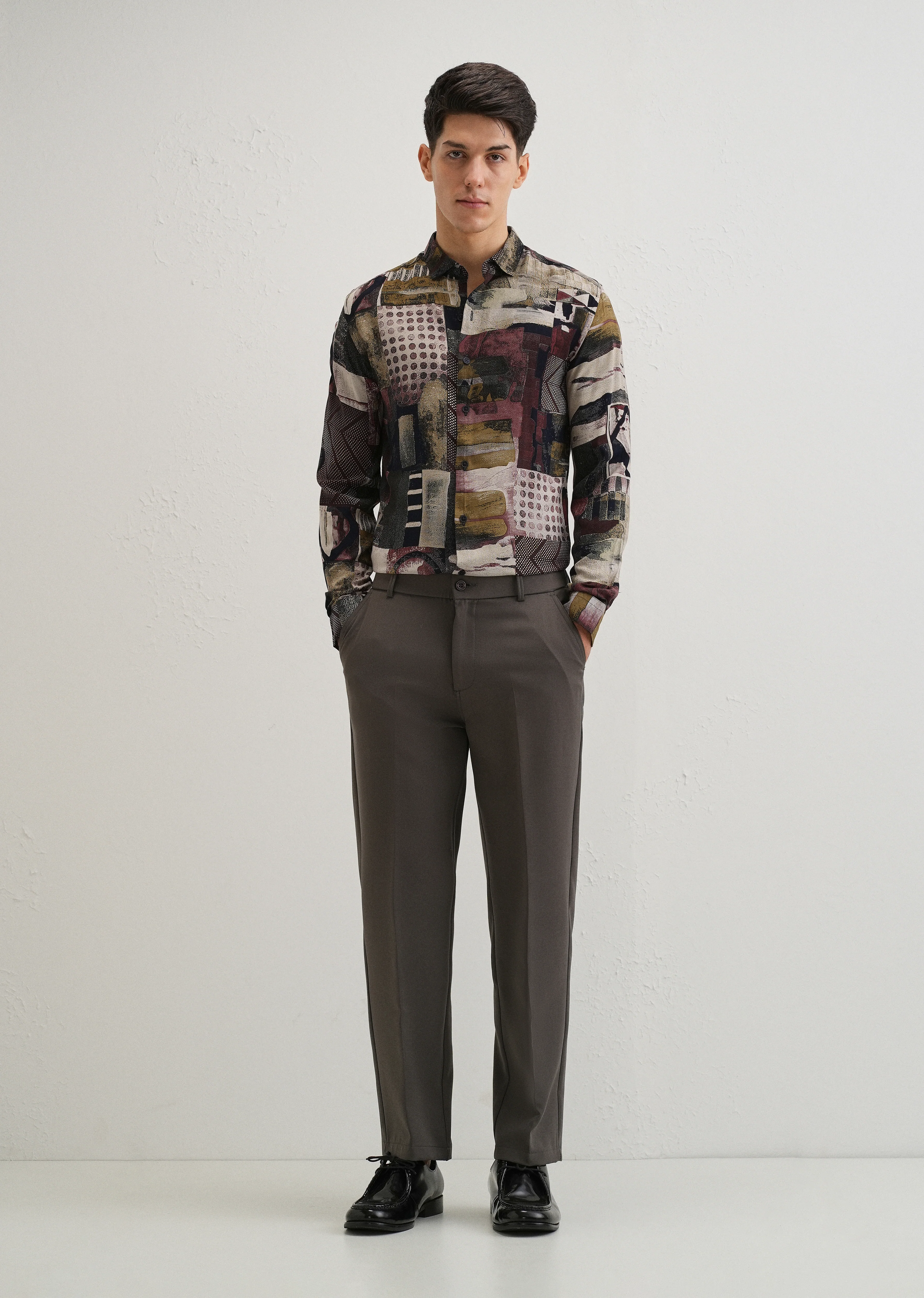 Whimsical Red Feather Shirt - Image 6