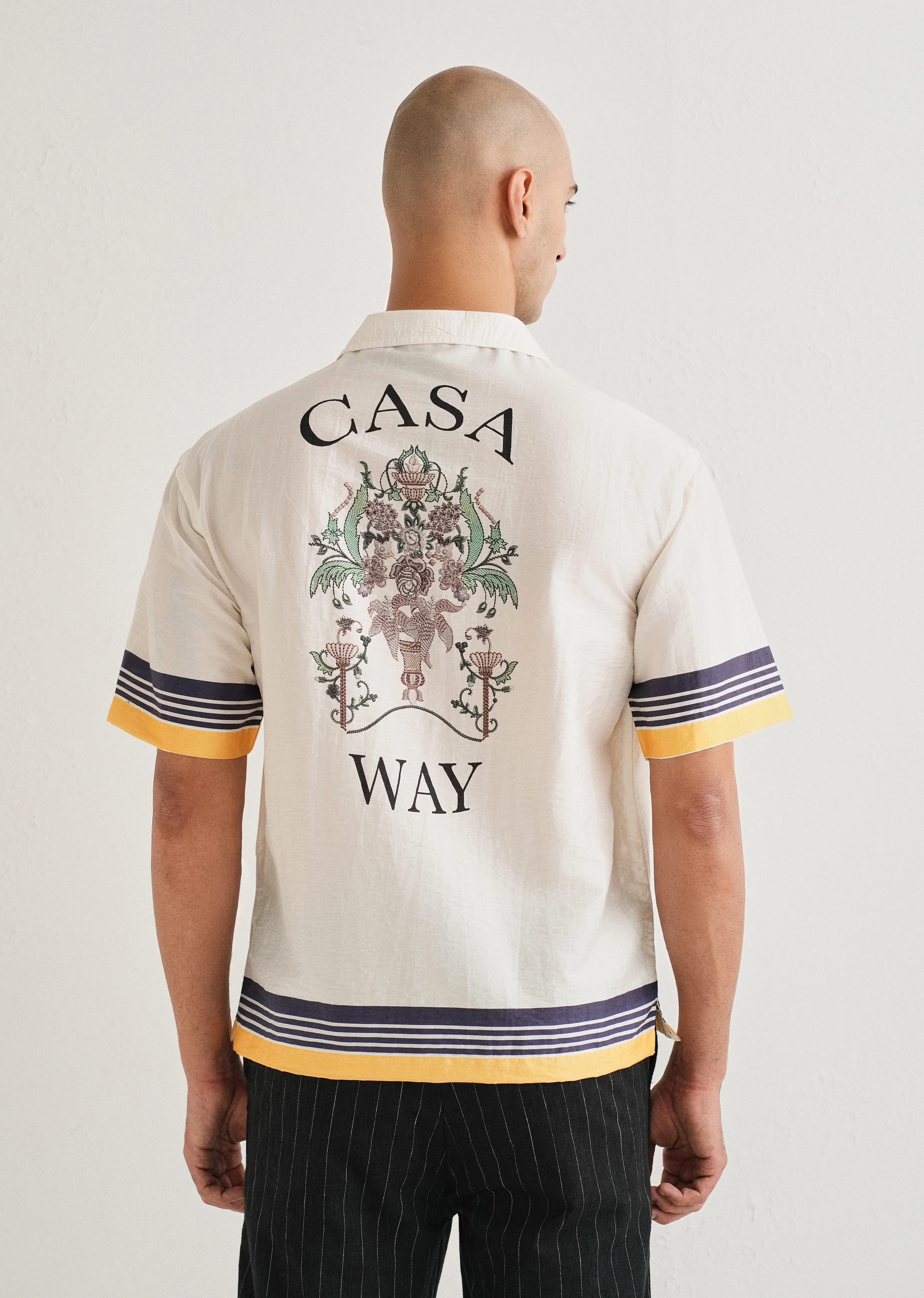 White Back Placement Print Shirt - Image 7