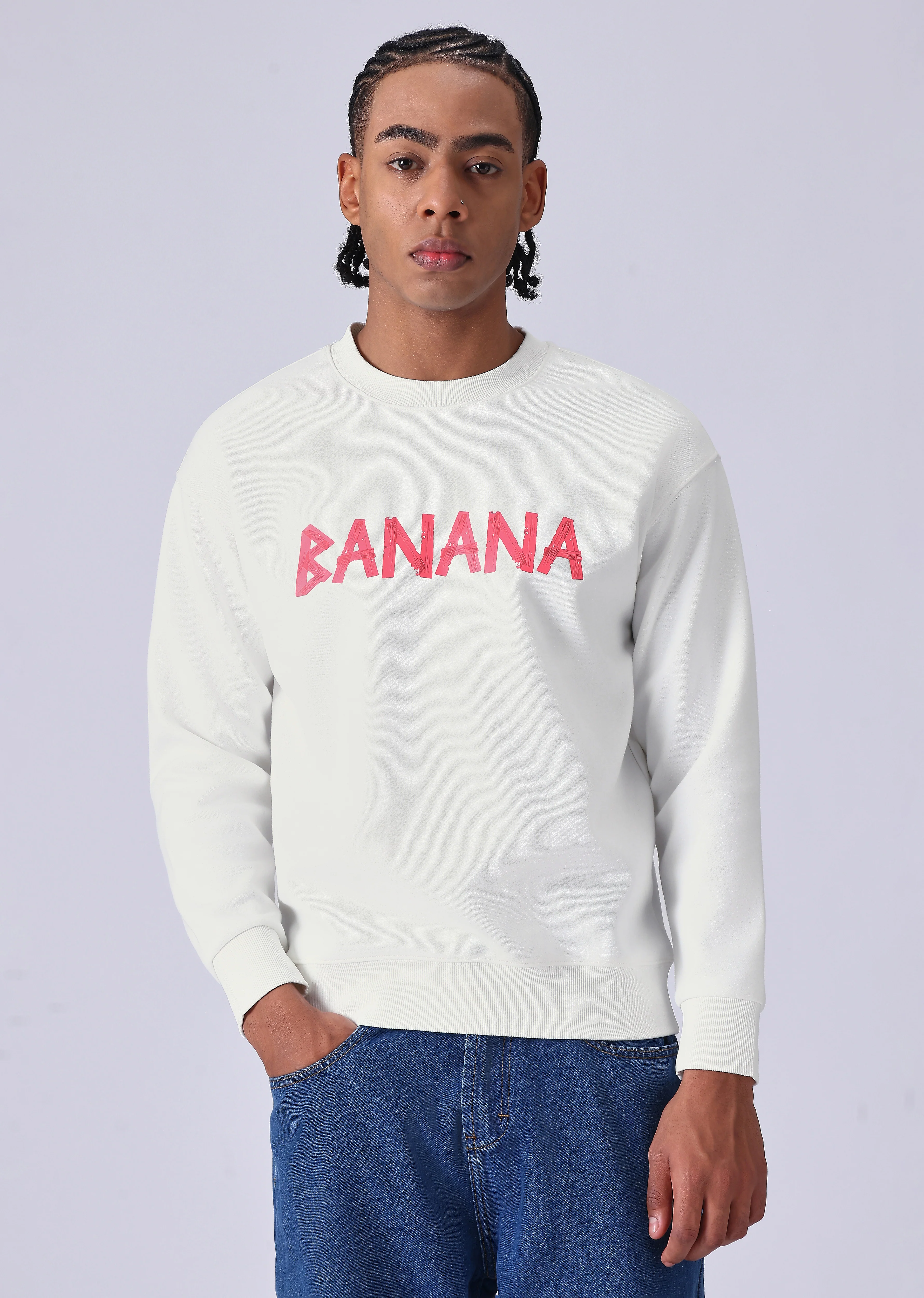 White Banana Club Sweatshirt - Image 3