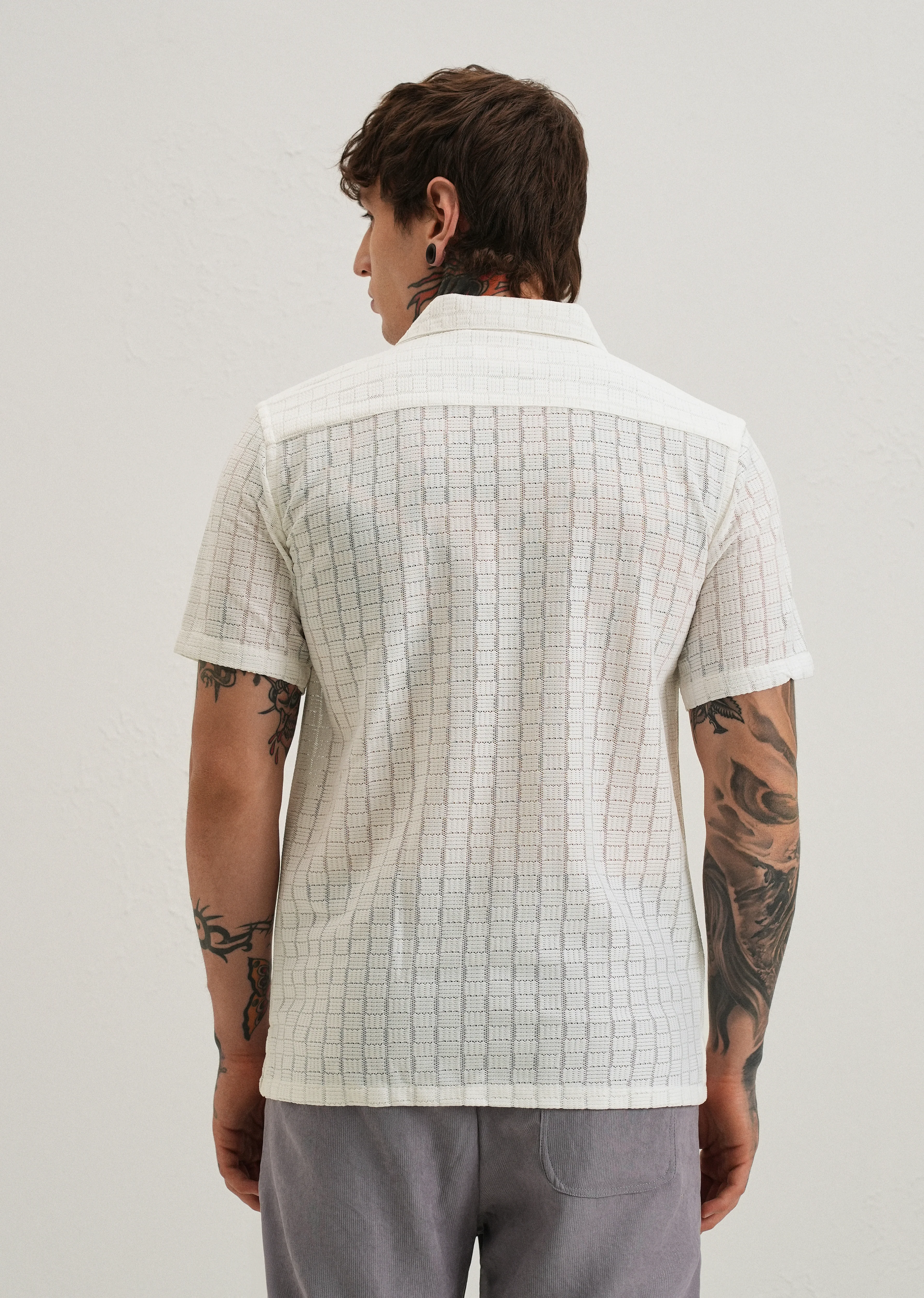 White Crochet Shirt - Image 2