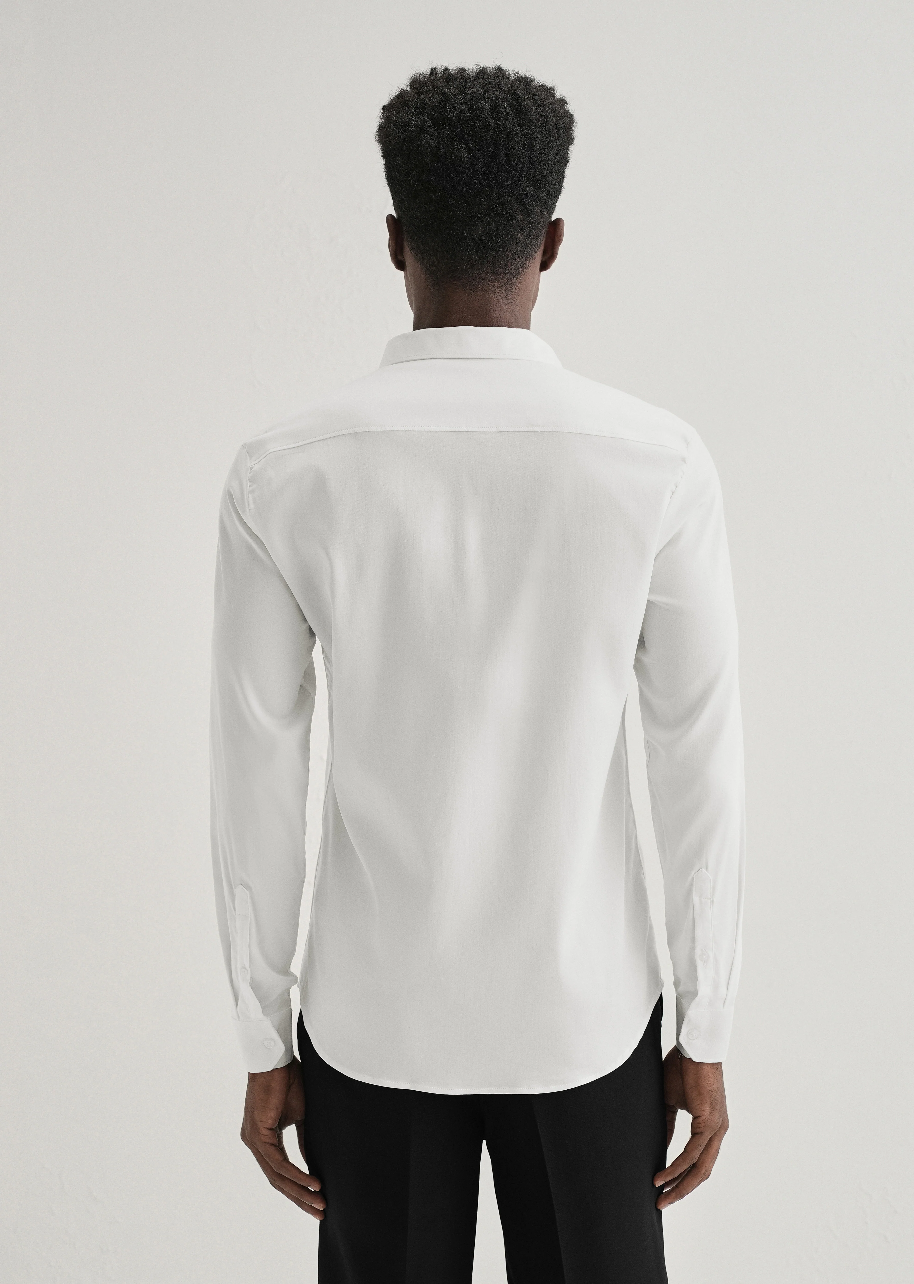 White Embellished Designer Shirt - Image 3