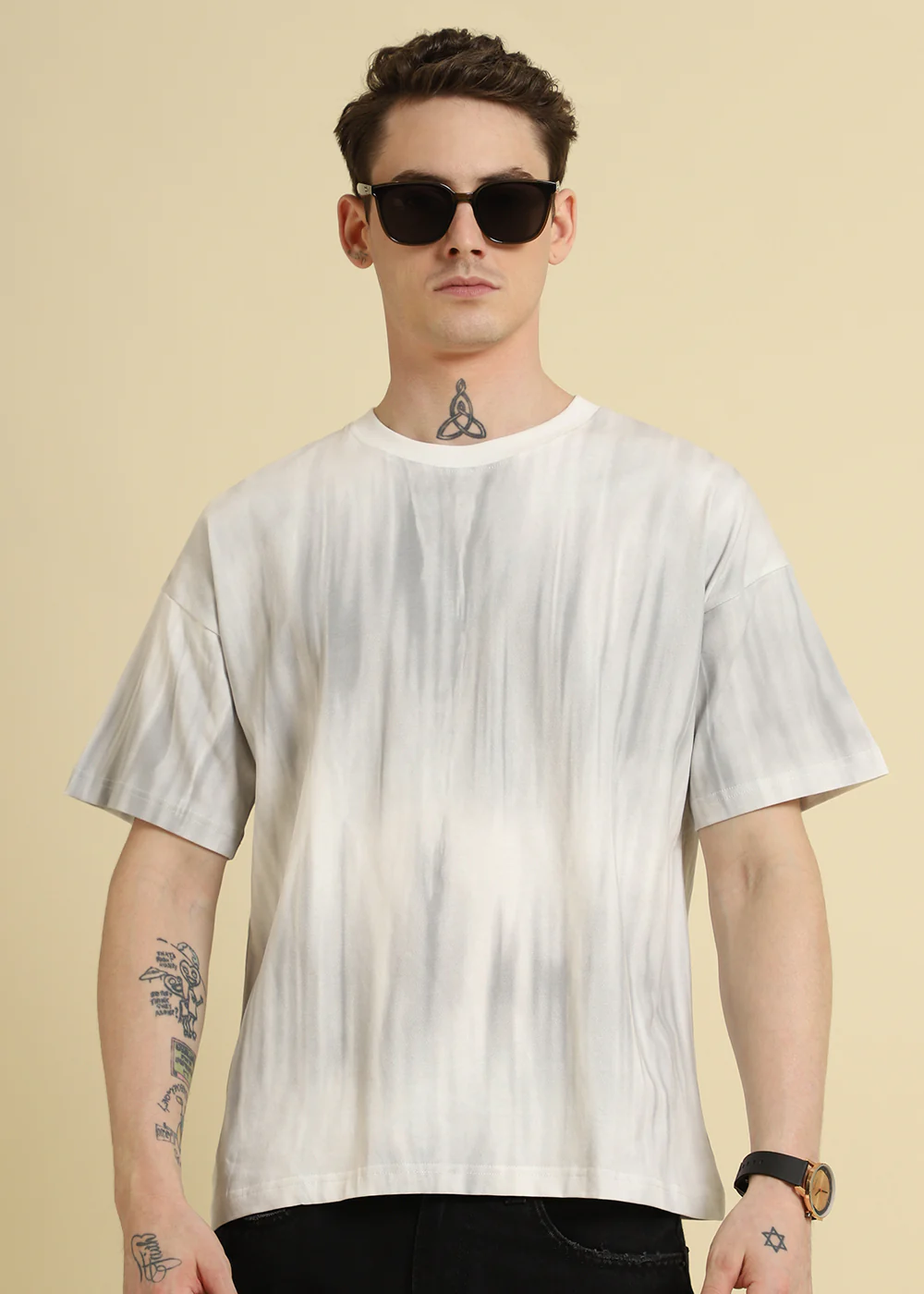 White Gradient Oversized T-shirt - Image 6
