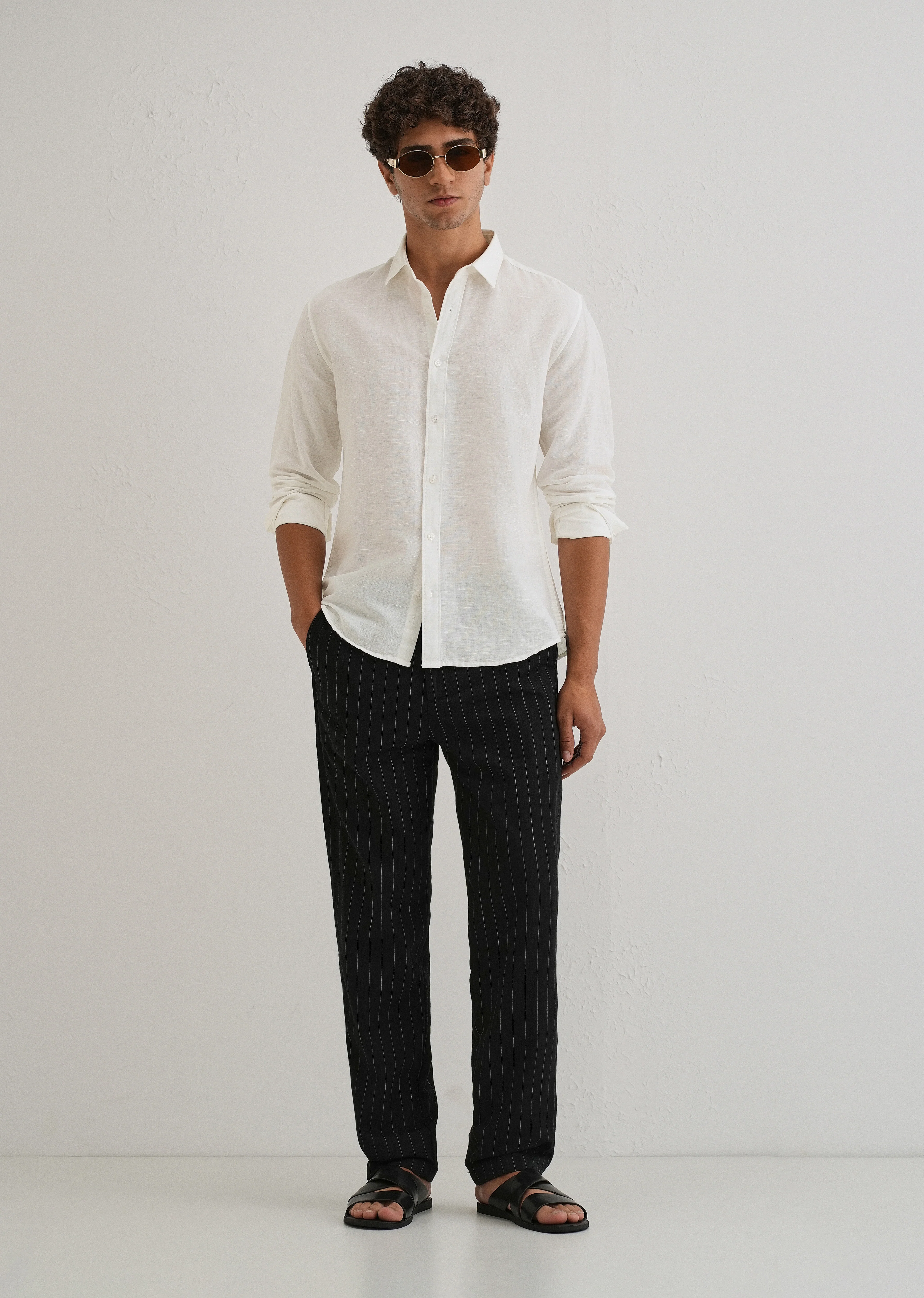 White Linen Shirt - Image 6