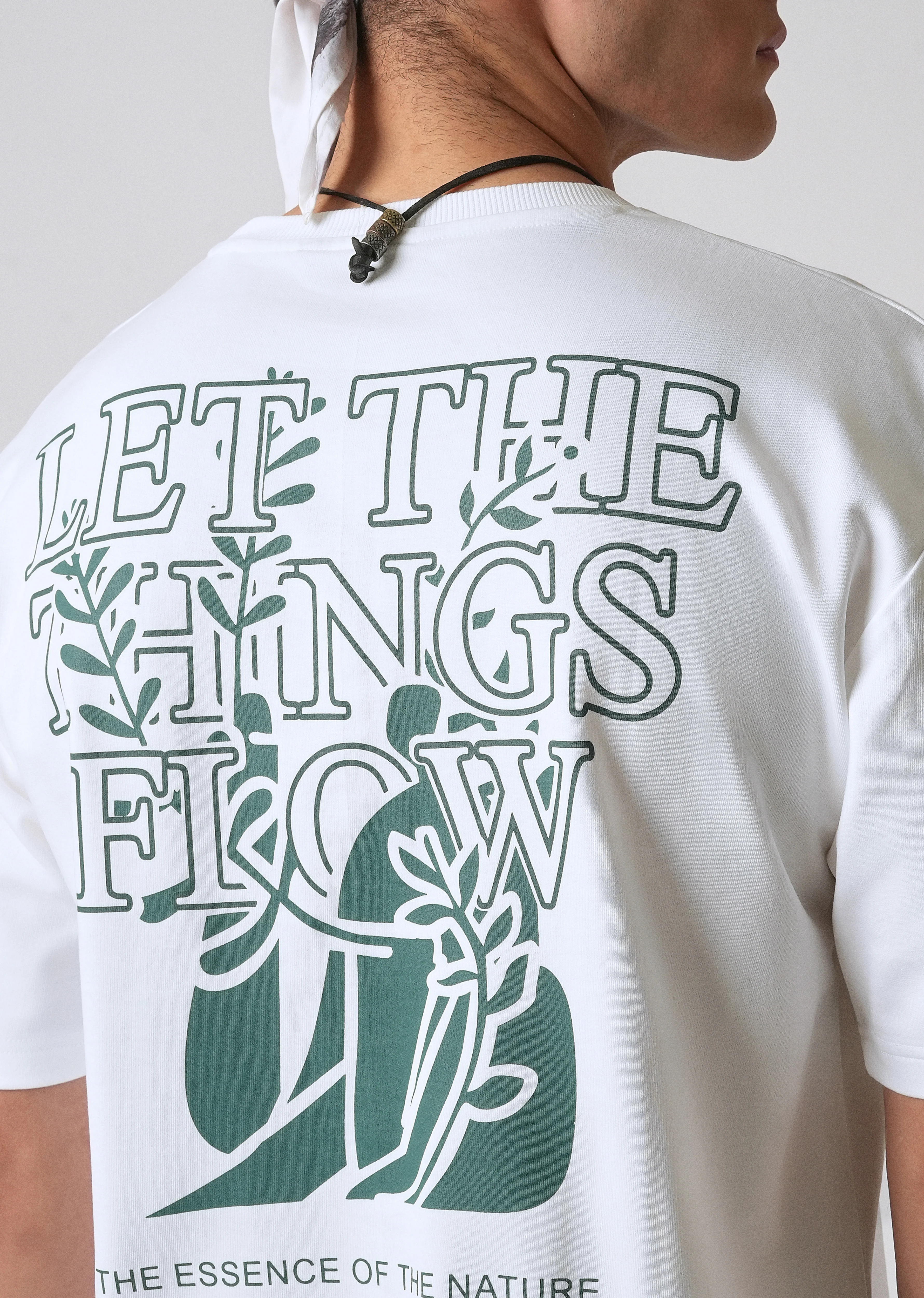 White Oversized T-shirt - Image 2