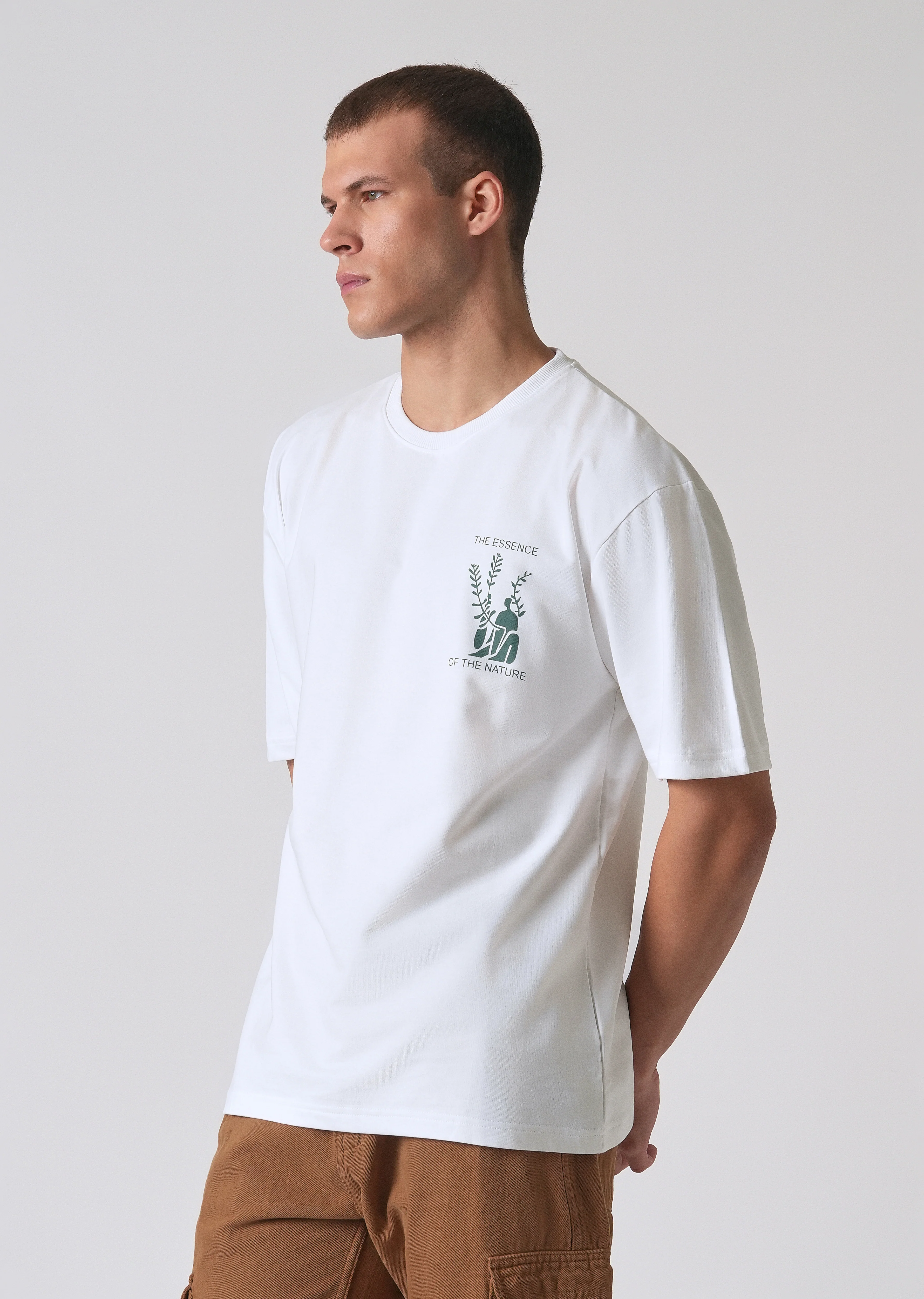 White Oversized T-shirt - Image 4