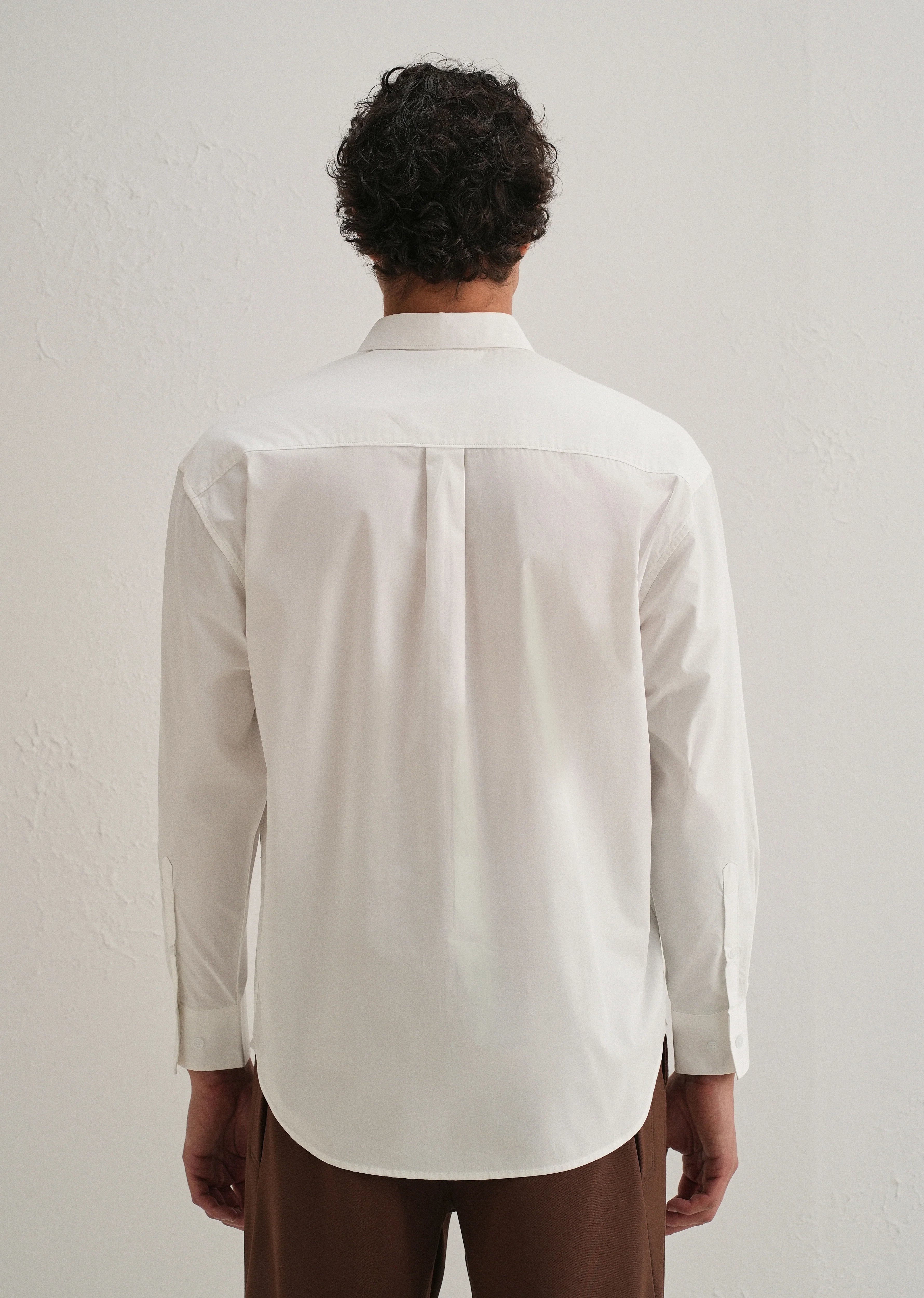 White Valentine Note Cotton Shirt - Image 2