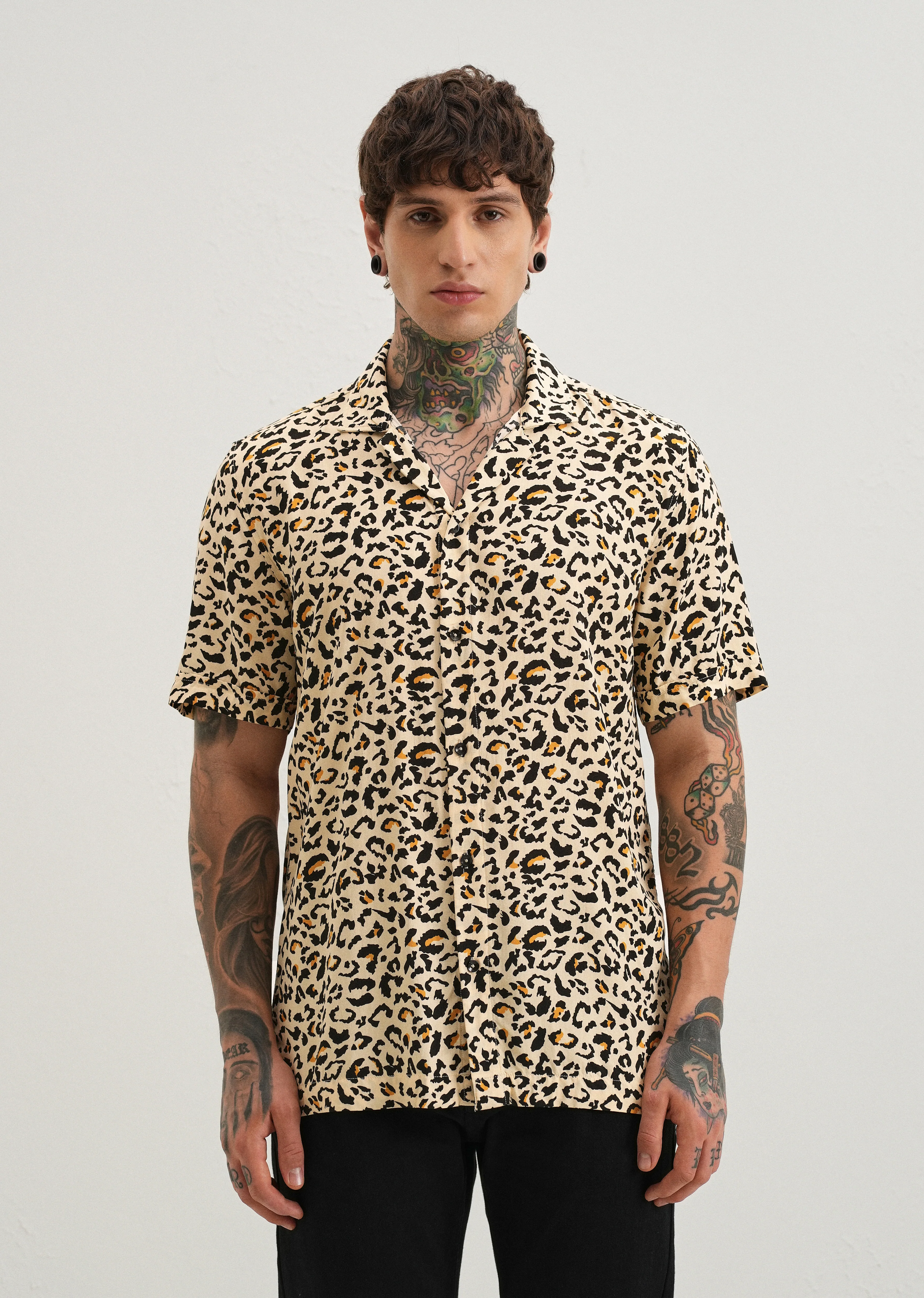 Wild Print Half sleeve shirt - Image 3