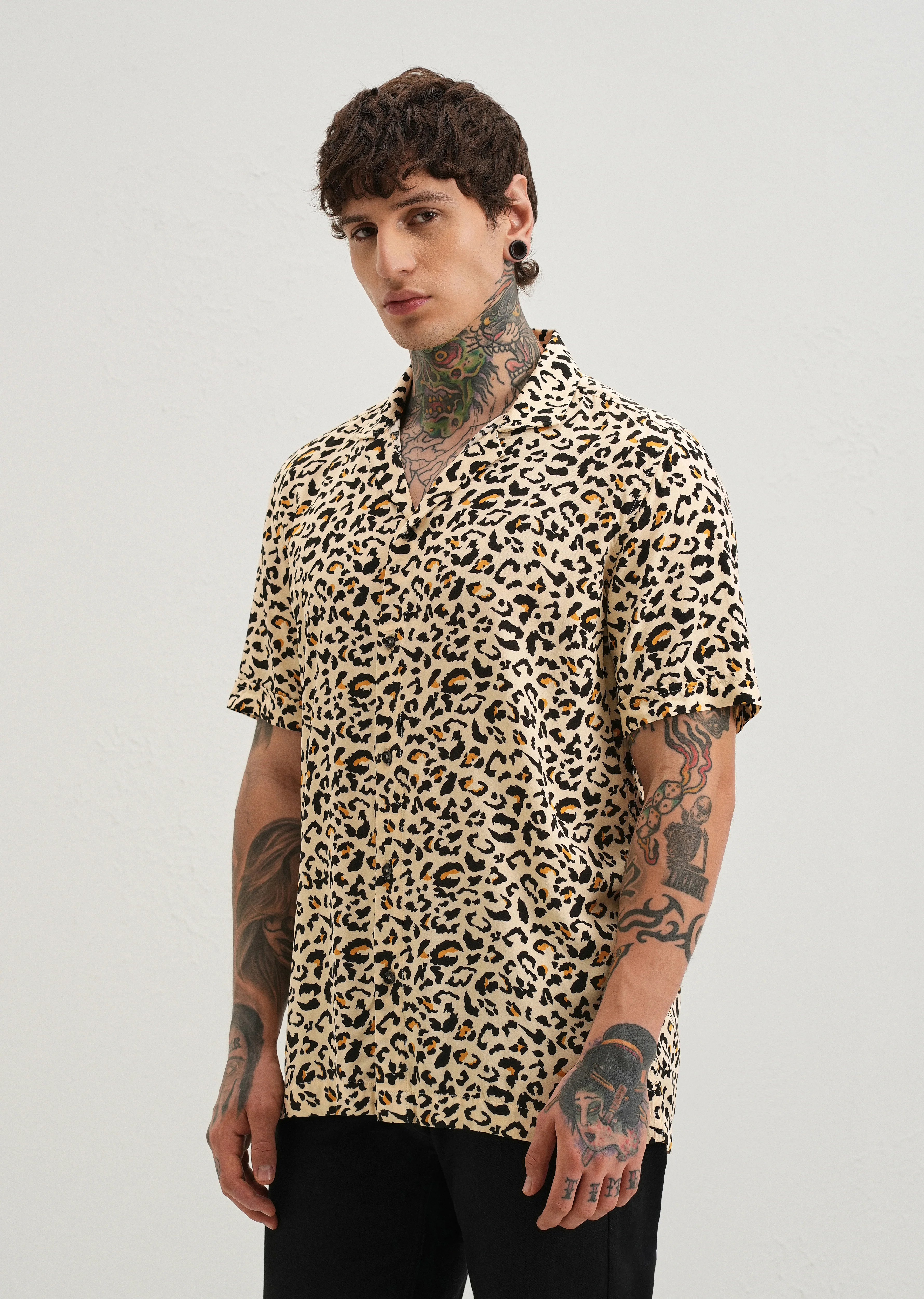 Wild Print Half sleeve shirt - Image 4