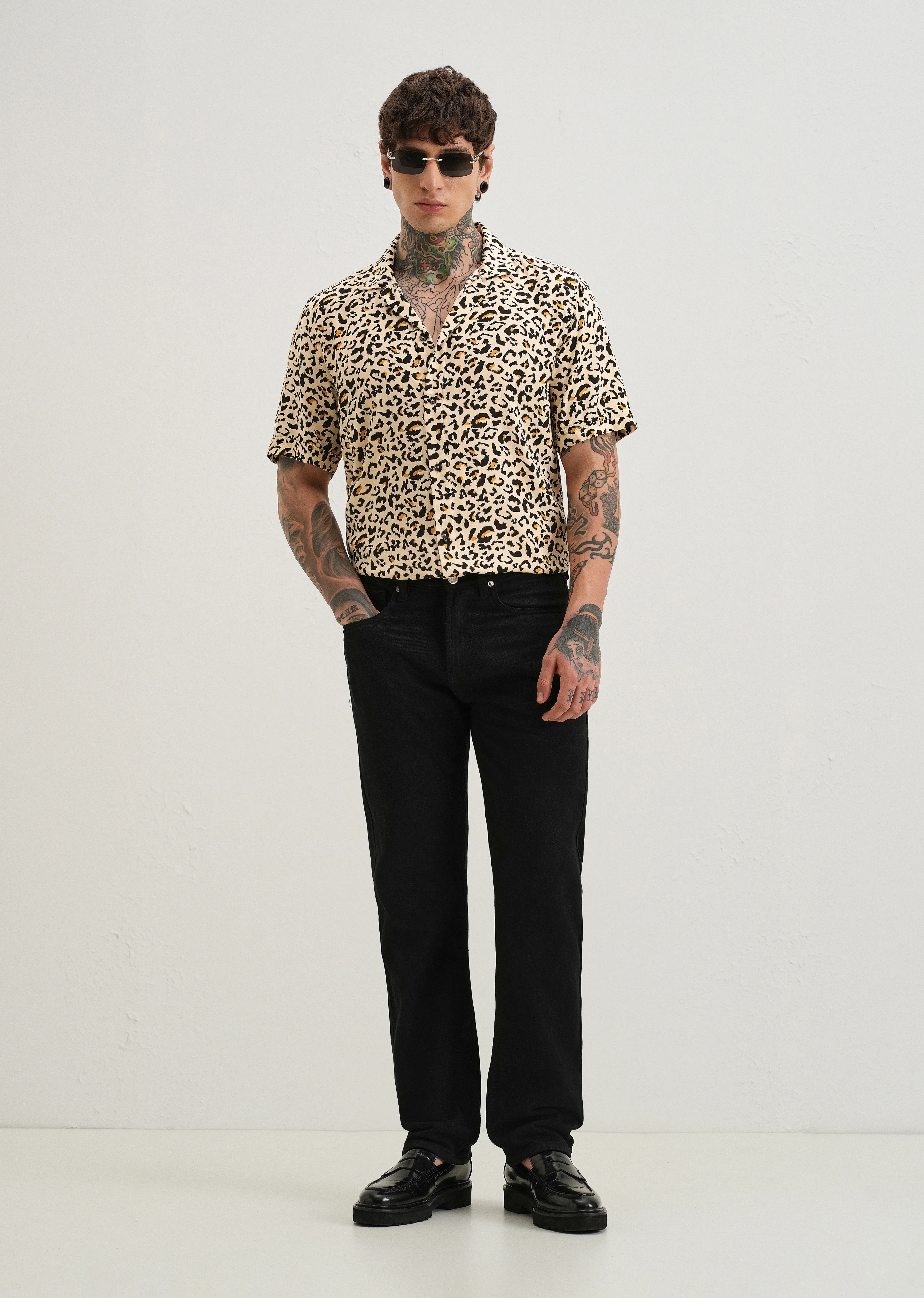 Wild Print Half sleeve shirt - Image 6