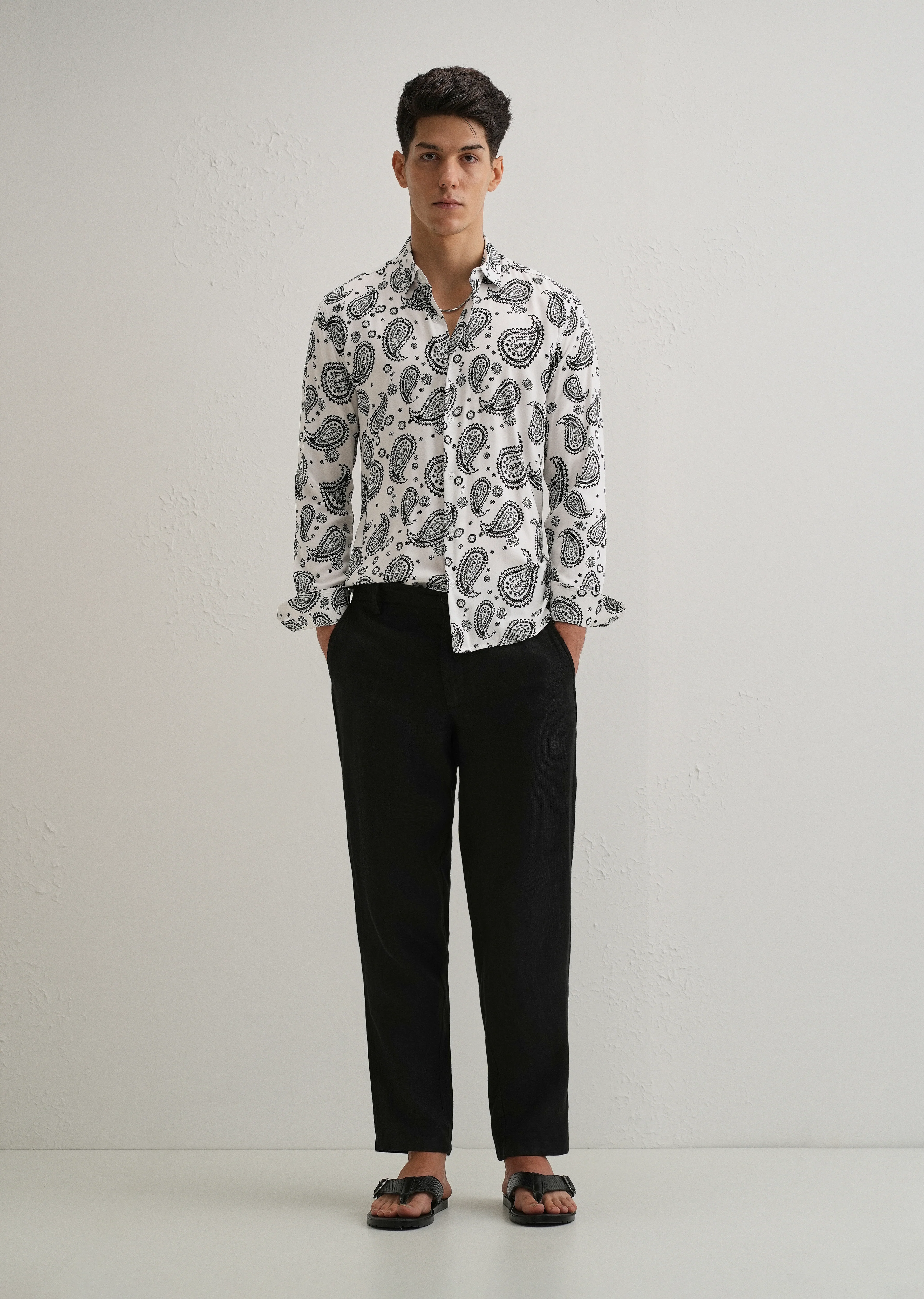 Zubolo Paisley Print Shirt - Image 6